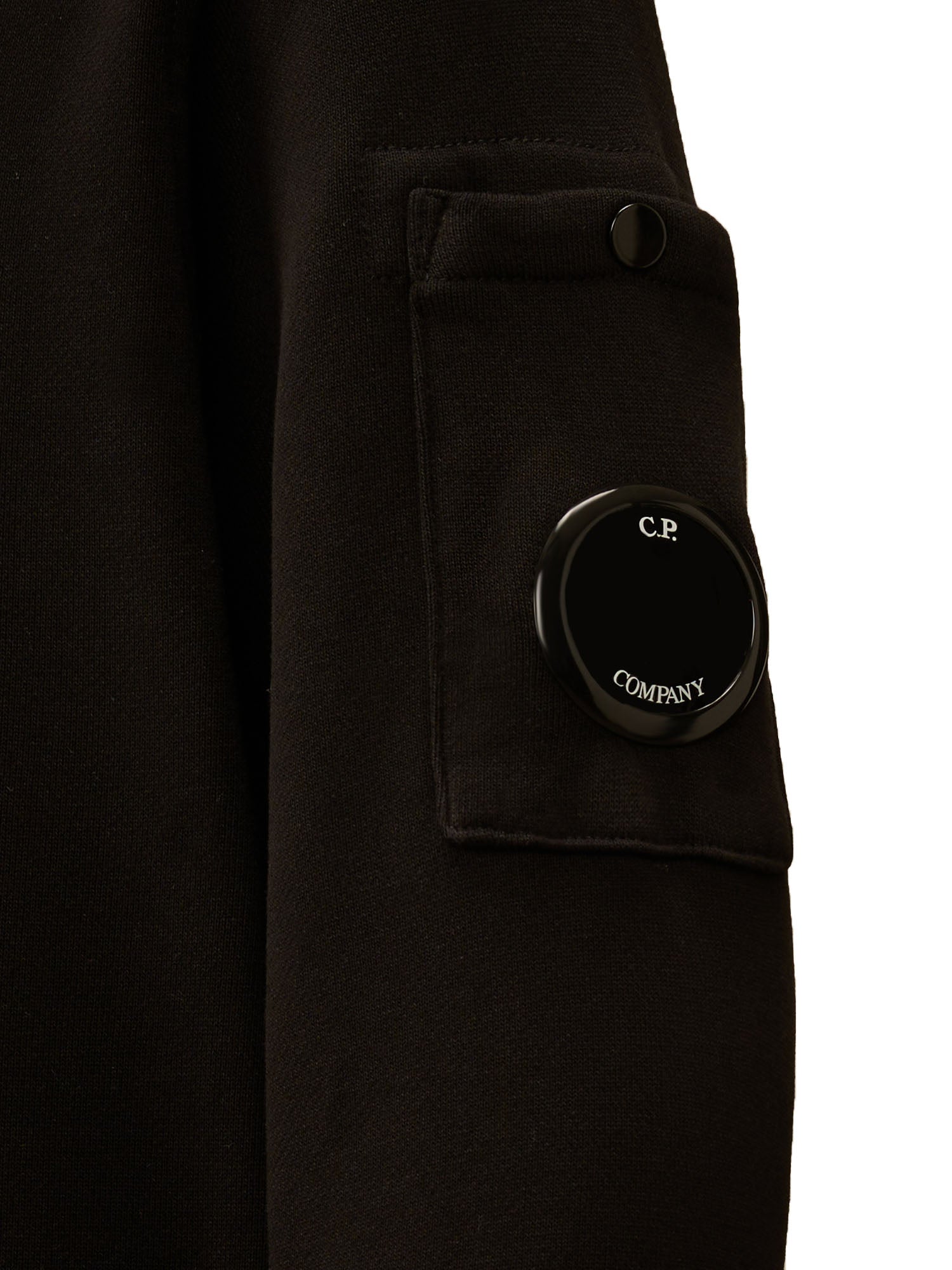 C.p. Company Felpa Girocollo Bambino Nero