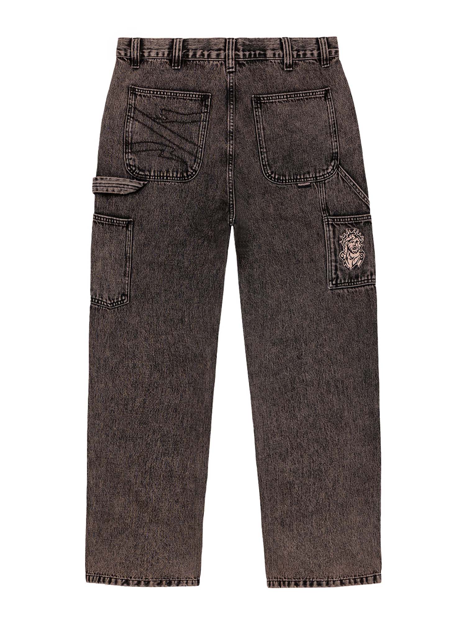 Propaganda Jeez Carpenter Denim Pant Marrone