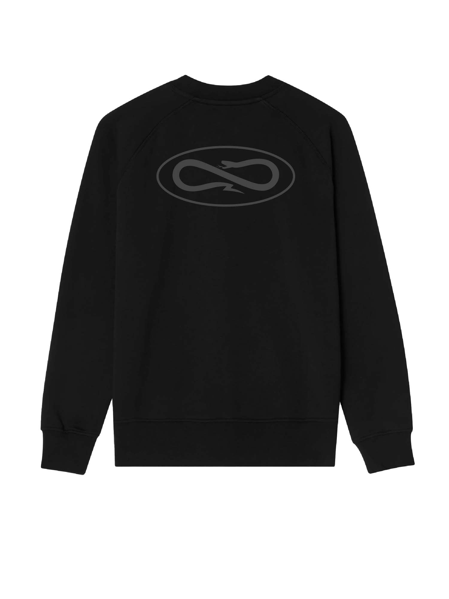 Propaganda Felpa girocollo Logo Atom Nero