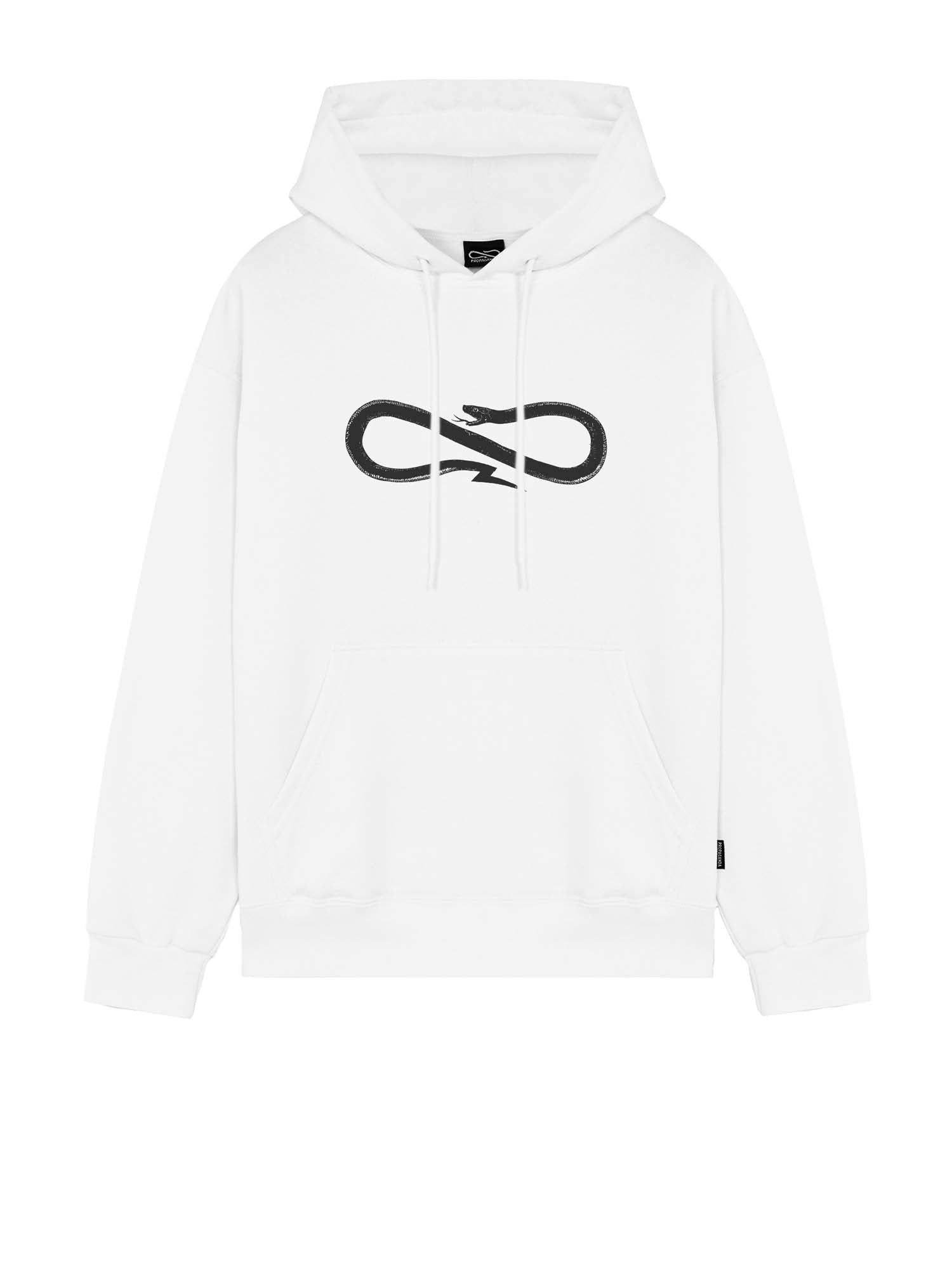 Propaganda Felpa Logo Classic Bianco