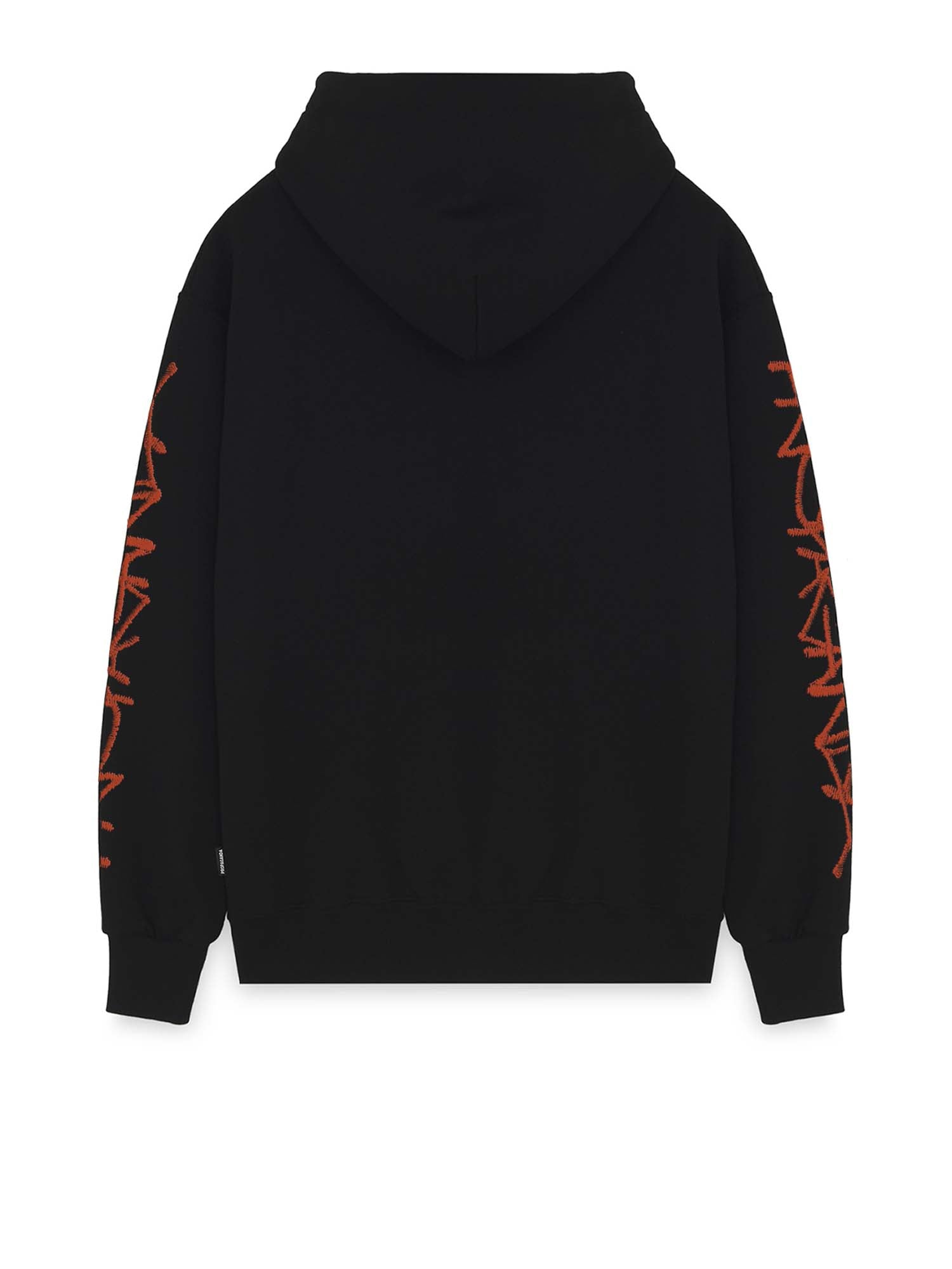 Propaganda Felpa Script Embroidery Nero