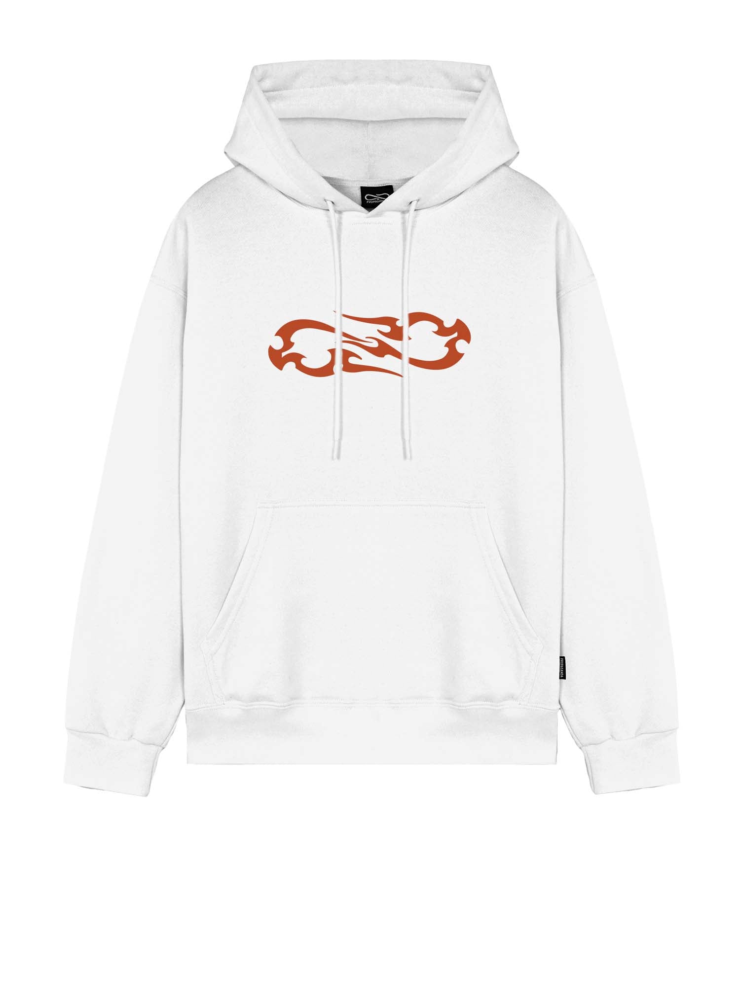 Propaganda Felpa Logo Quill Bianco