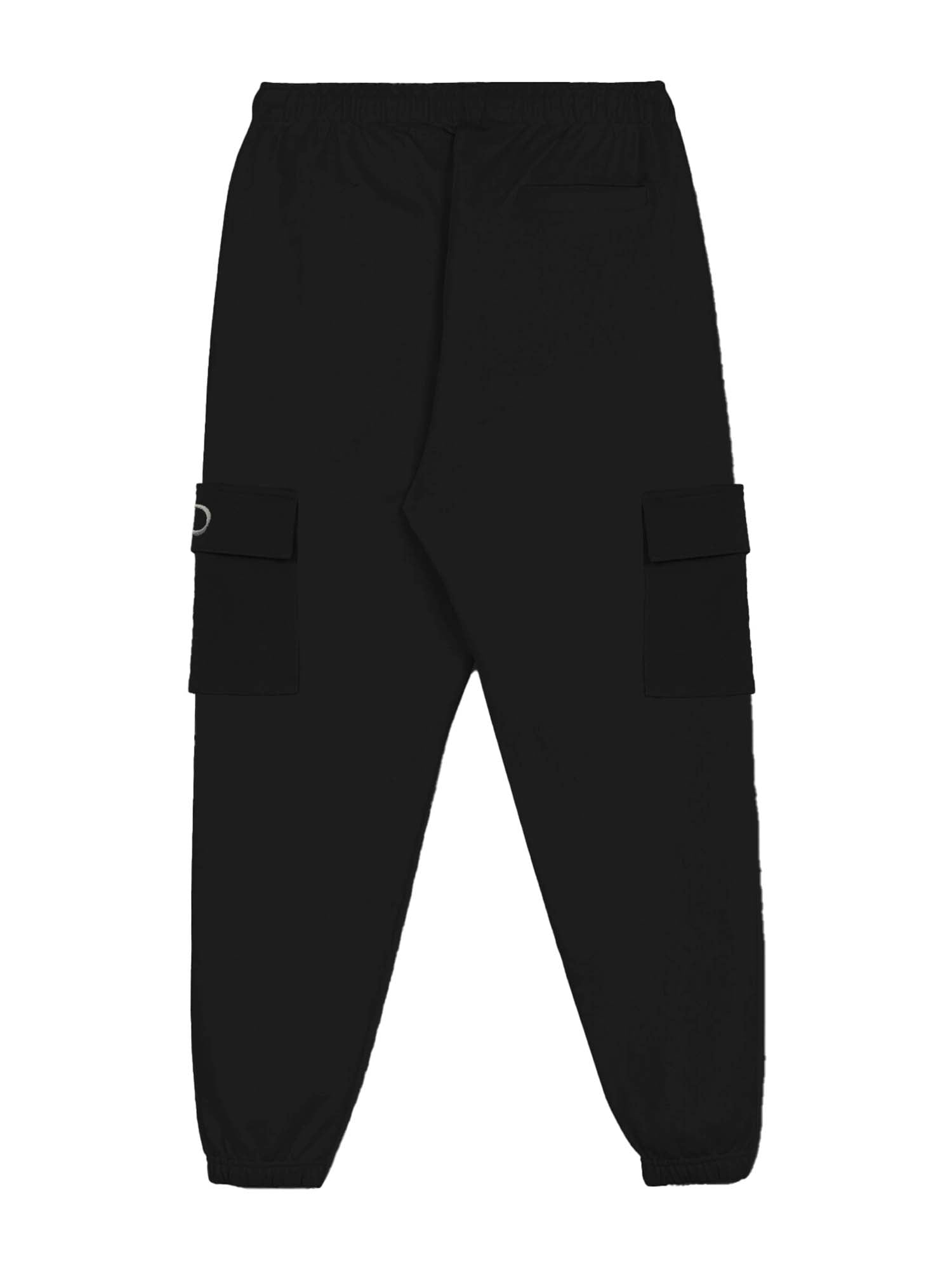 Propaganda Cargo Sweatpant Script Embroidery Nero
