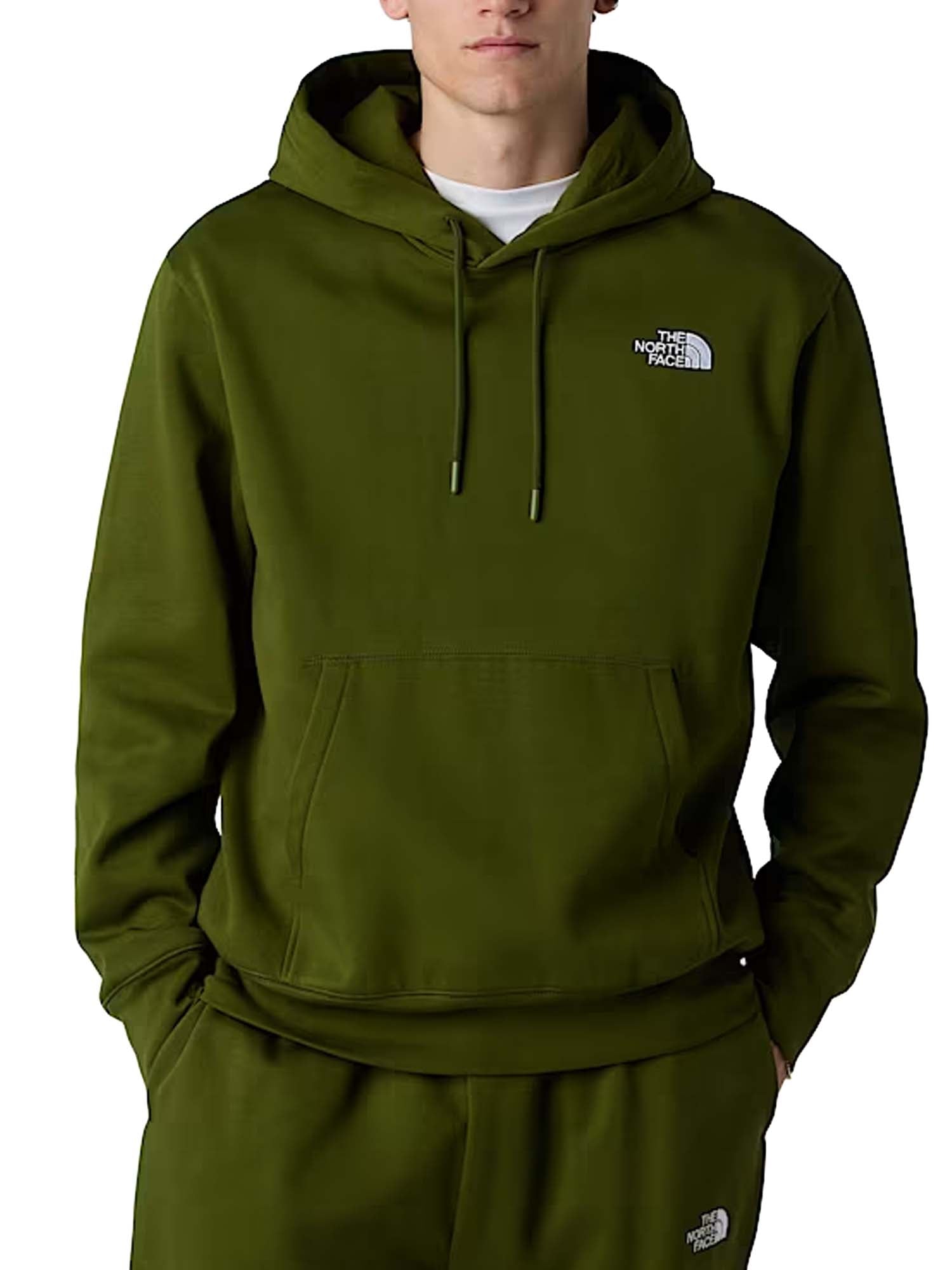 The North Face Felpa con cappuccio Essential da uomo Verde