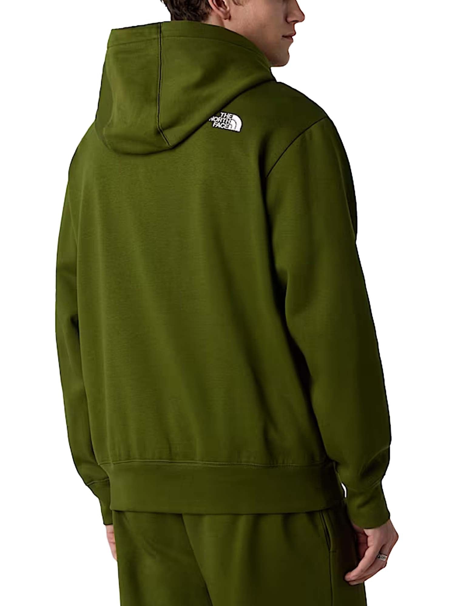 The North Face Felpa con cappuccio Essential da uomo Verde