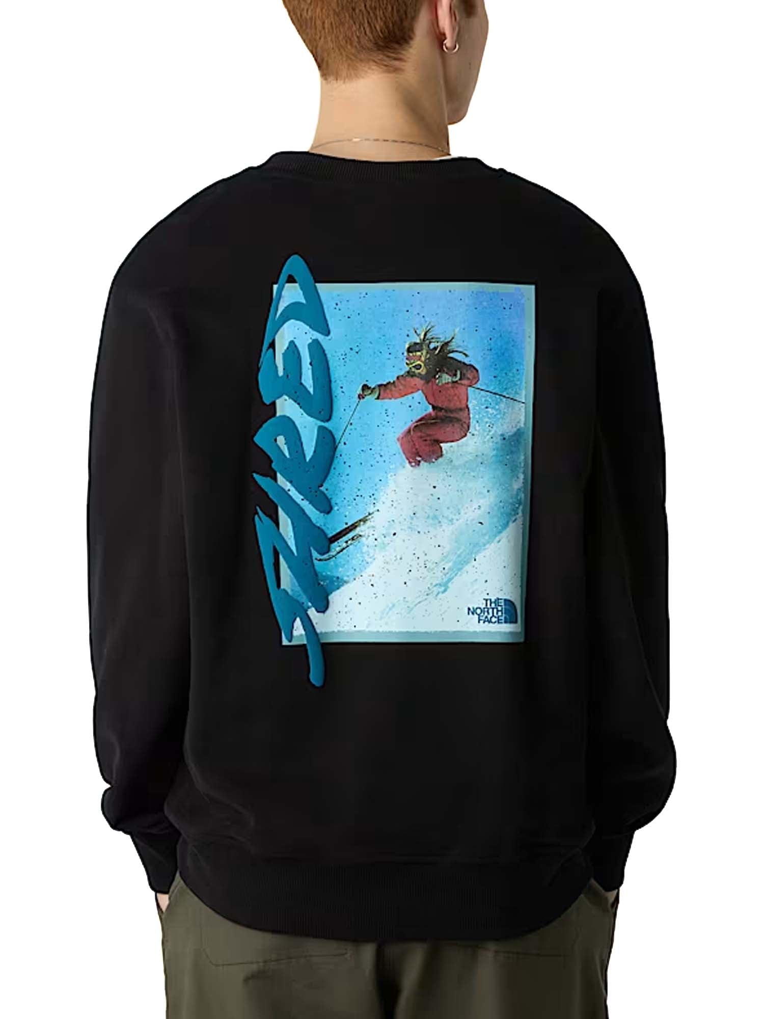 The North Face Felpa NSE Slopes Relaxed unisex Nero