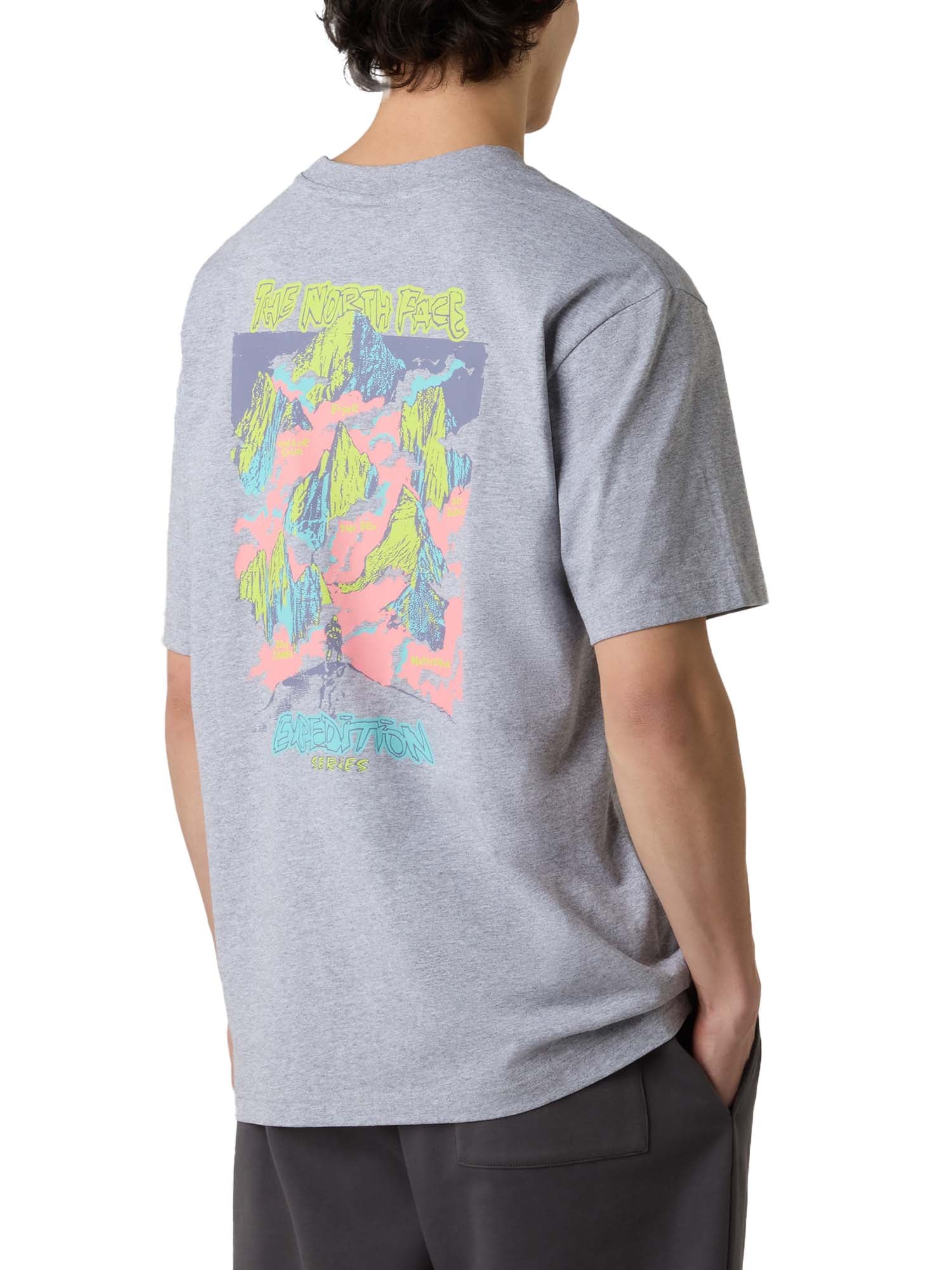 The North Face T-shirt oversize Expedition Celebration unisex Grigio