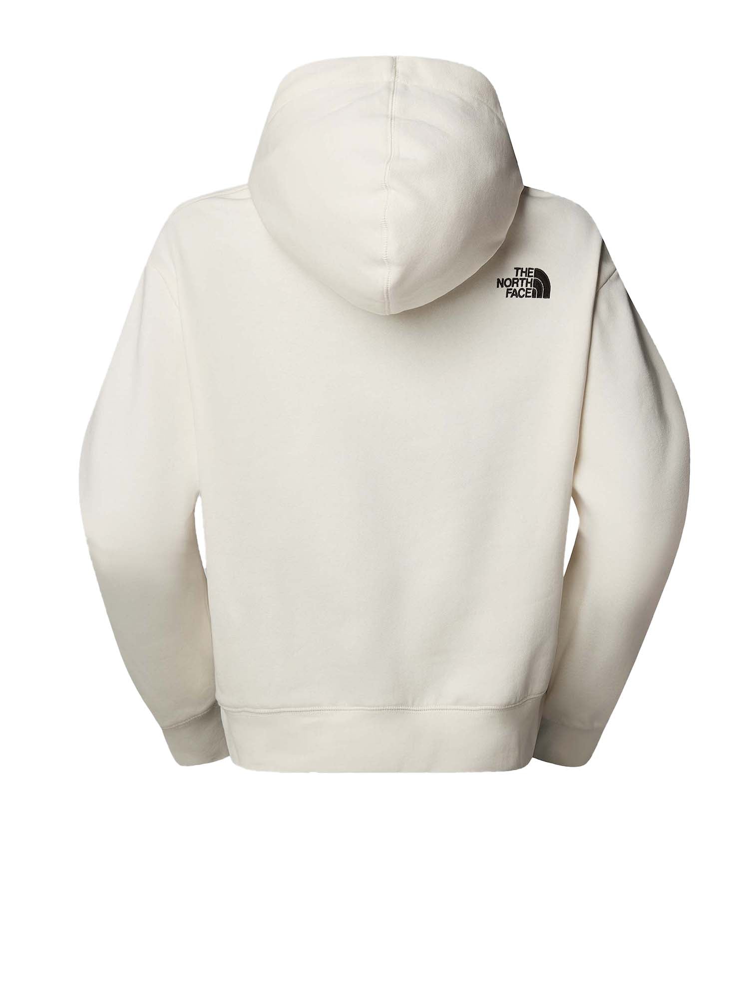 The North Face Felpa con cappuccio corta in vita Essential da donna Bianco