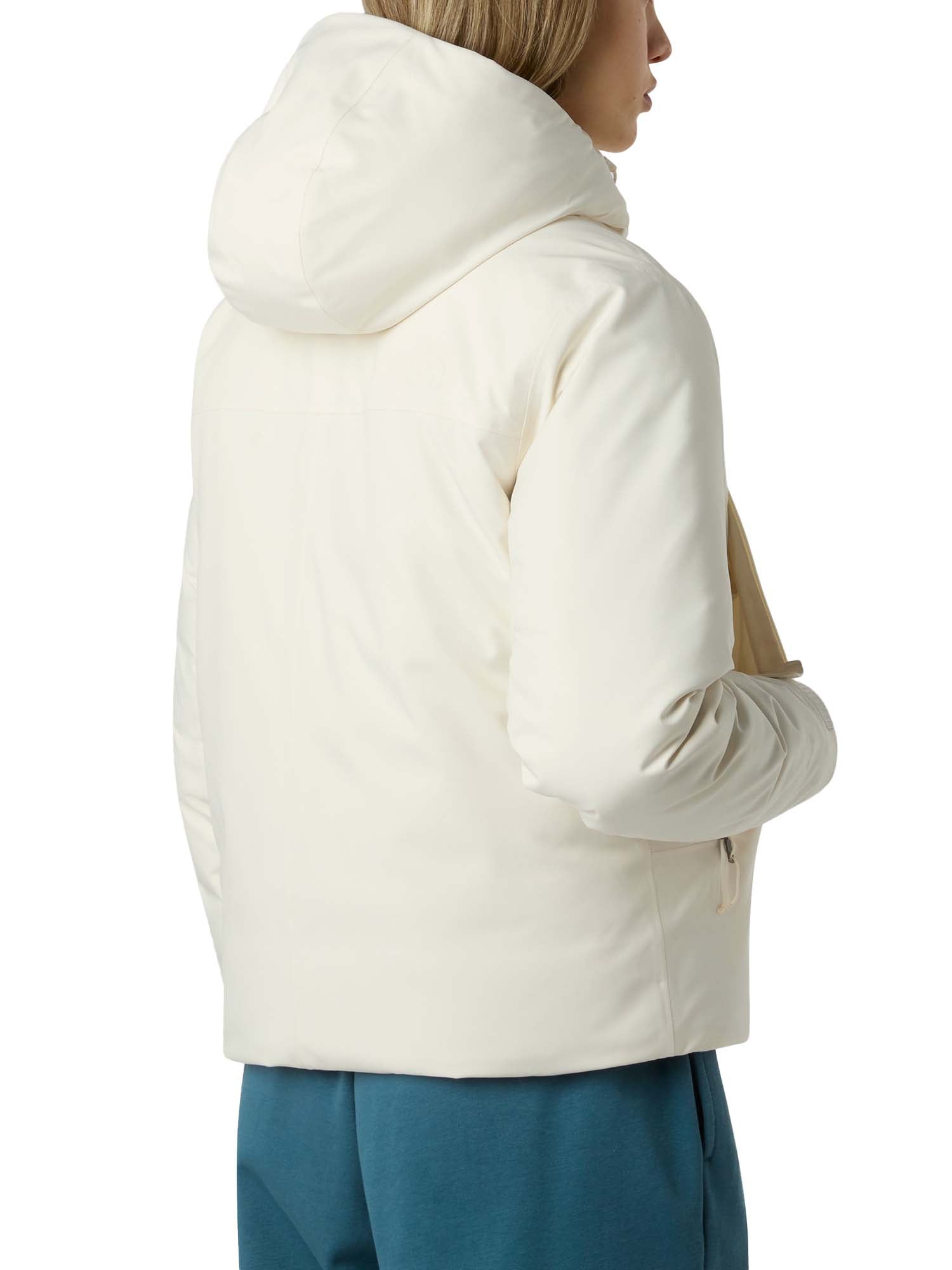 The North Face Giacca in piumino con cappuccio Mountain Range da donna Bianco