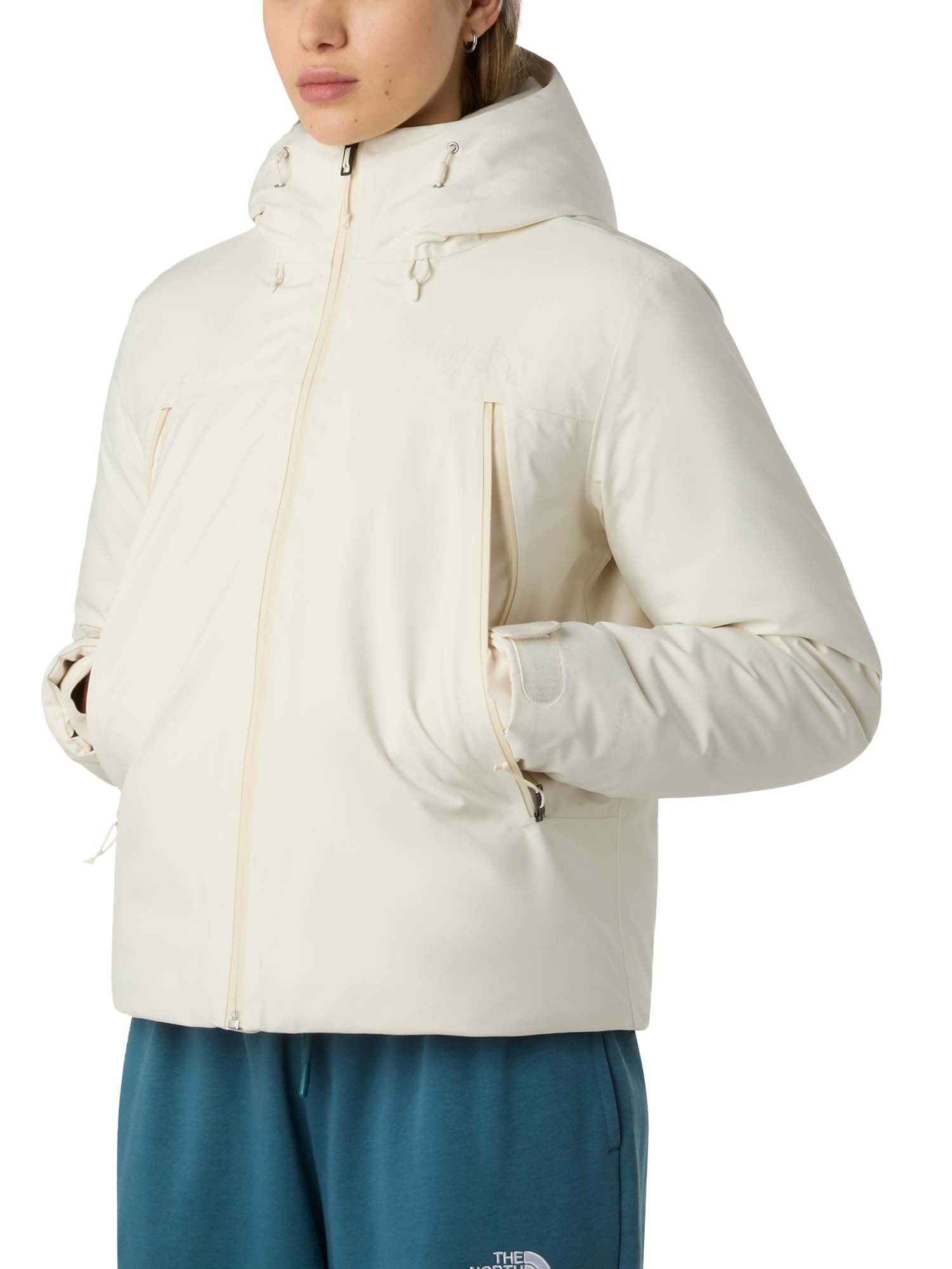 The North Face Giacca in piumino con cappuccio Mountain Range da donna Bianco