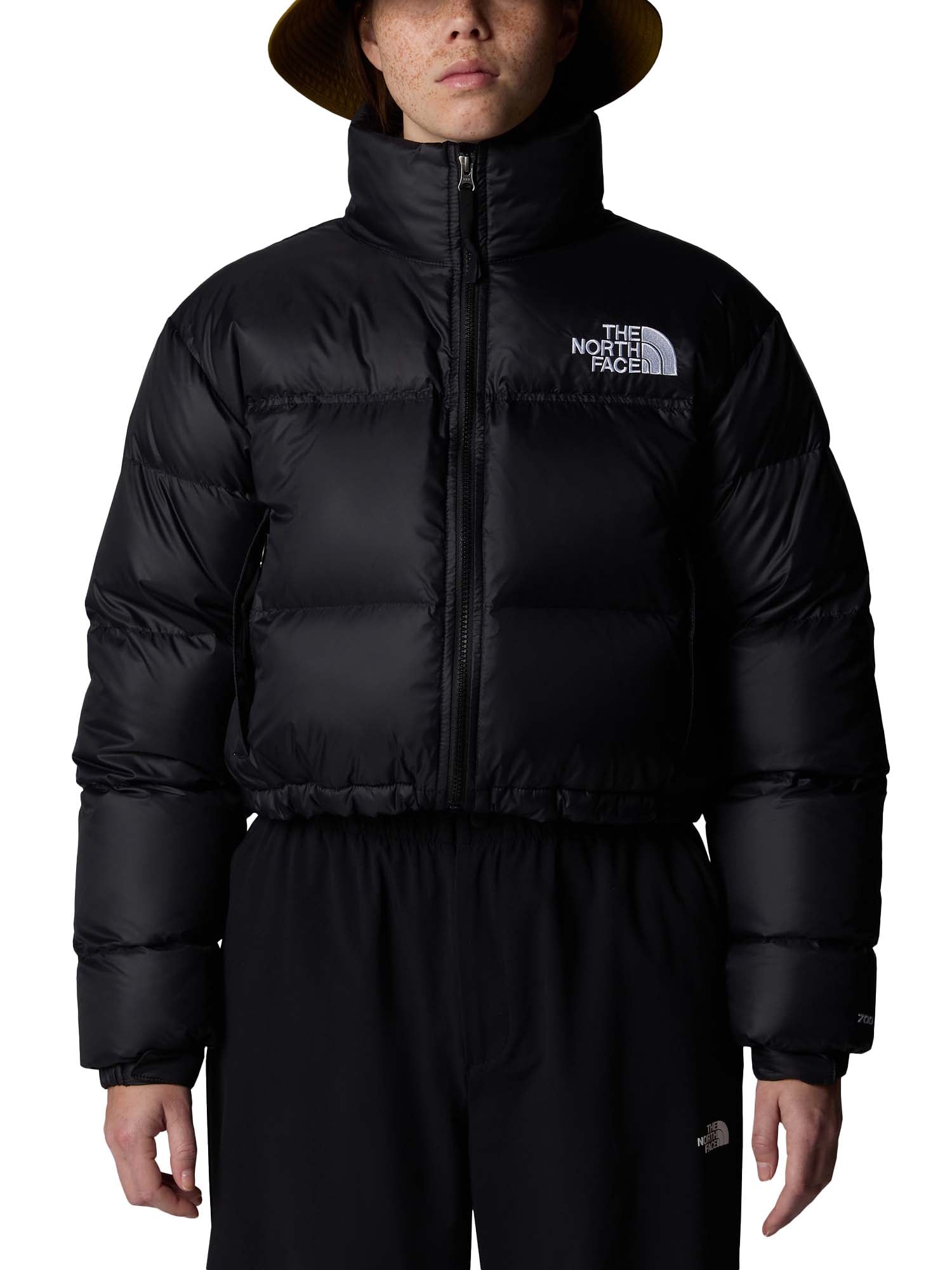 The North Face Giacca corta Nuptse da donna Nero