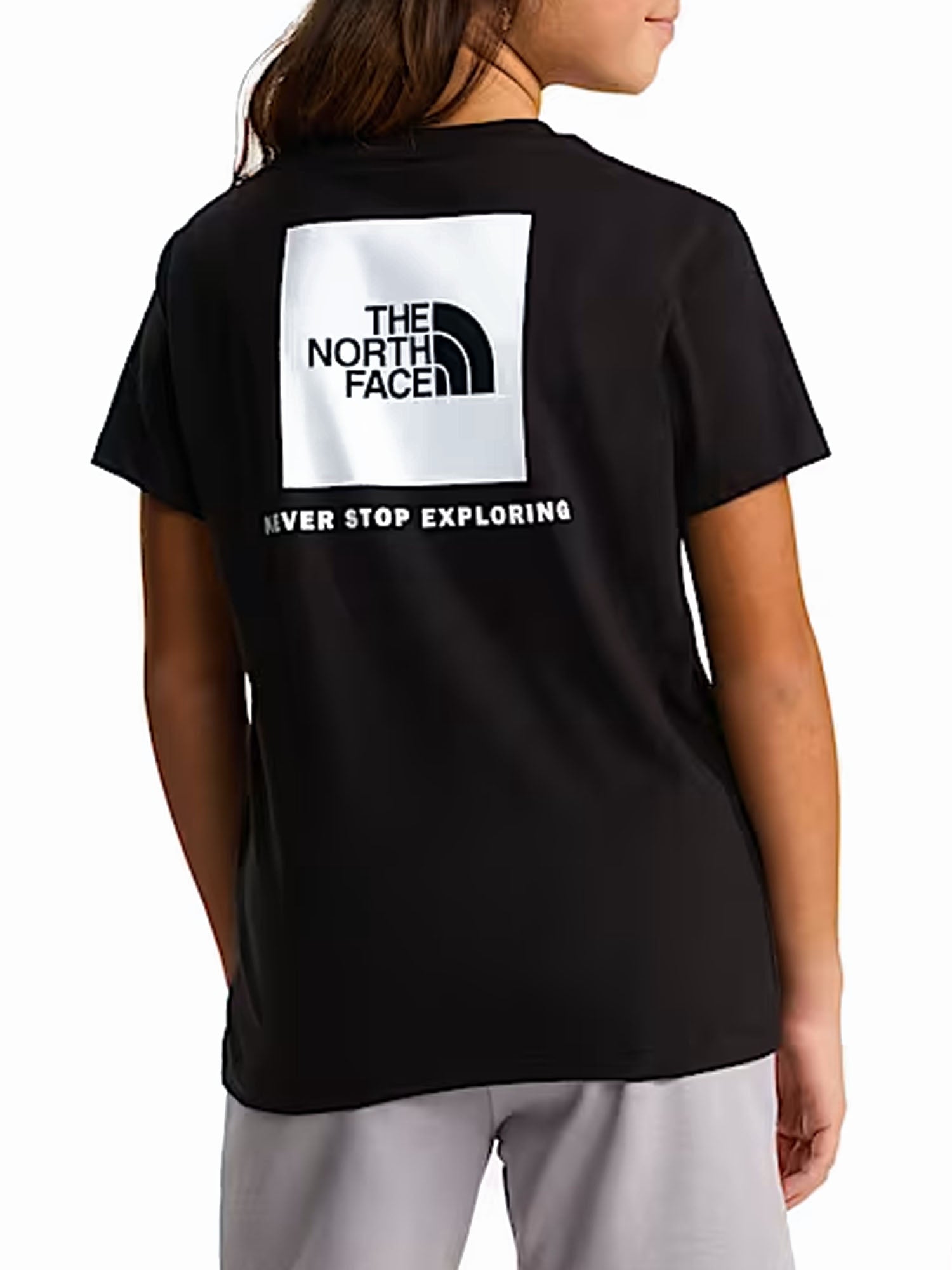 The North Face T-shirt Teen Box Nse Bambino Nero