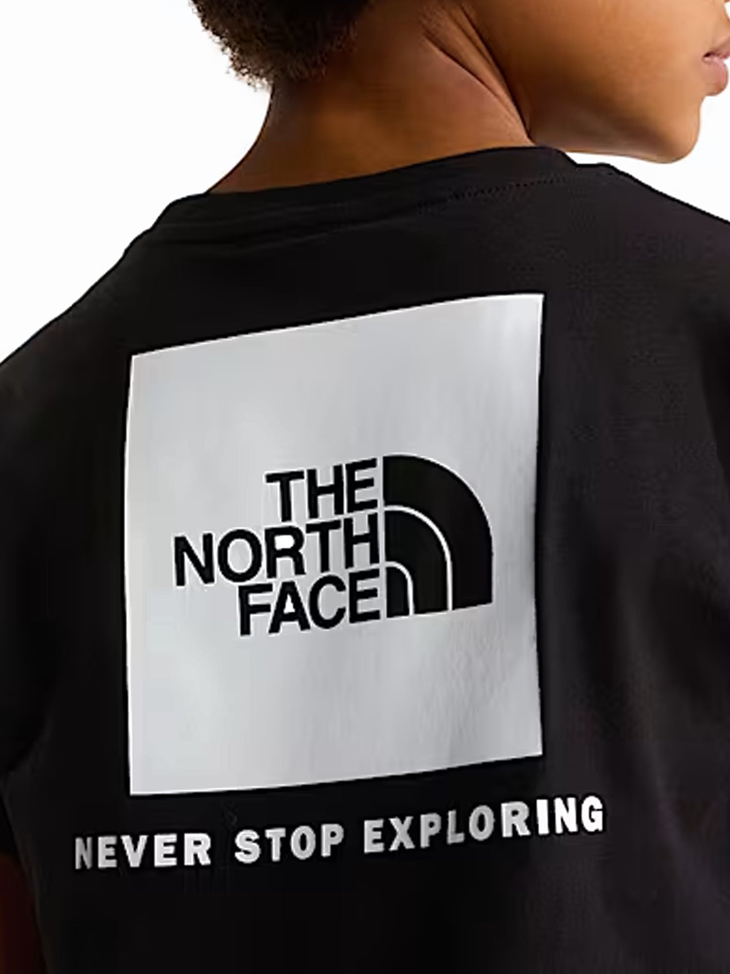 The North Face T-shirt Teen Box Nse Bambino Nero