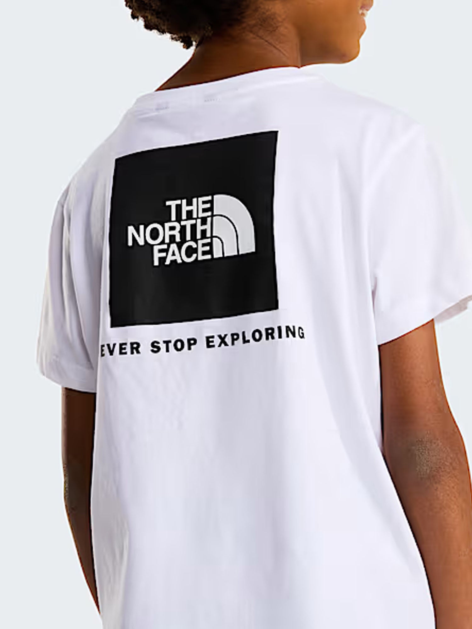 The North Face T-shirt Teen Box Nse Bambino Bianco