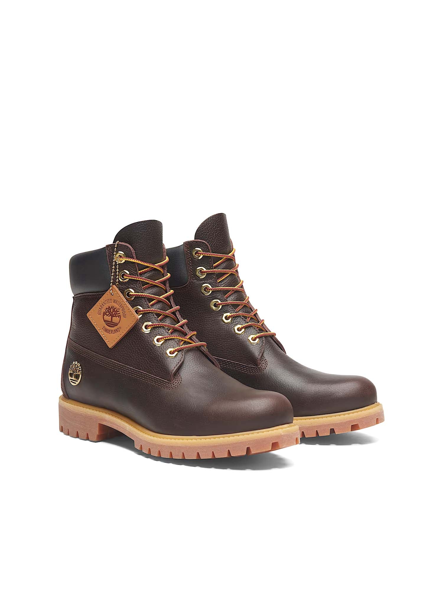 Timberland Stivale Stringato Impermeabile Timberland® Premium 6-Inch da uomo Marrone