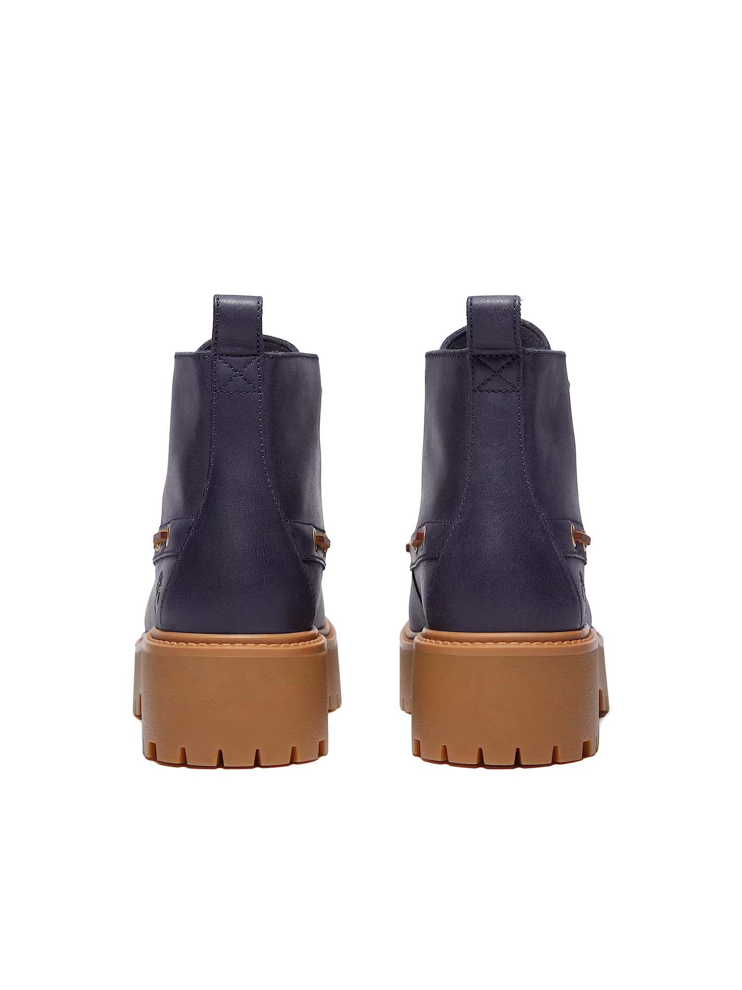 Timberland Stivale Sfrangiato con Plateau Stone Street da Donna Blu