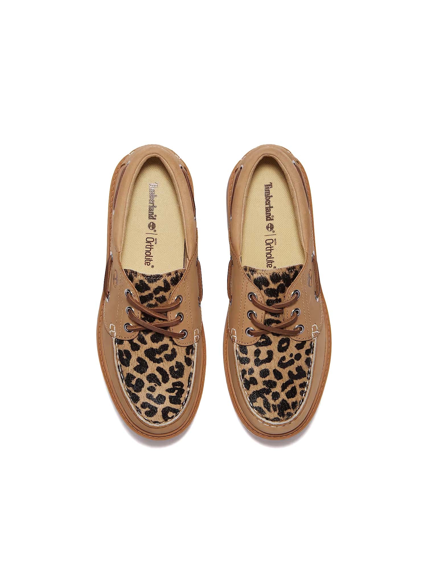 Timberland Scarpa da Barca con Plateau Stone Street da Donna Beige