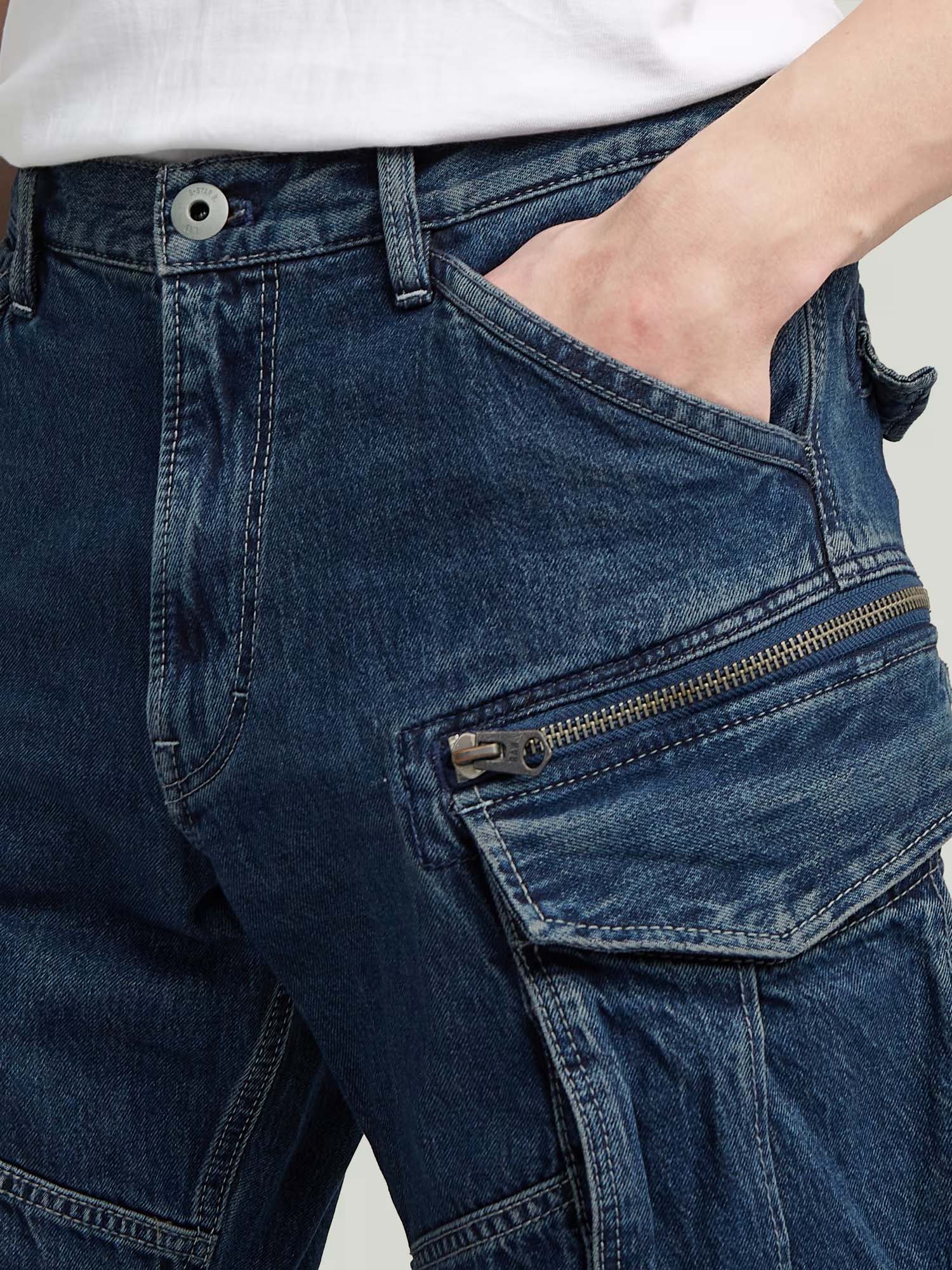 G-star Rovic Loose Denim Jeans da uomo Blu