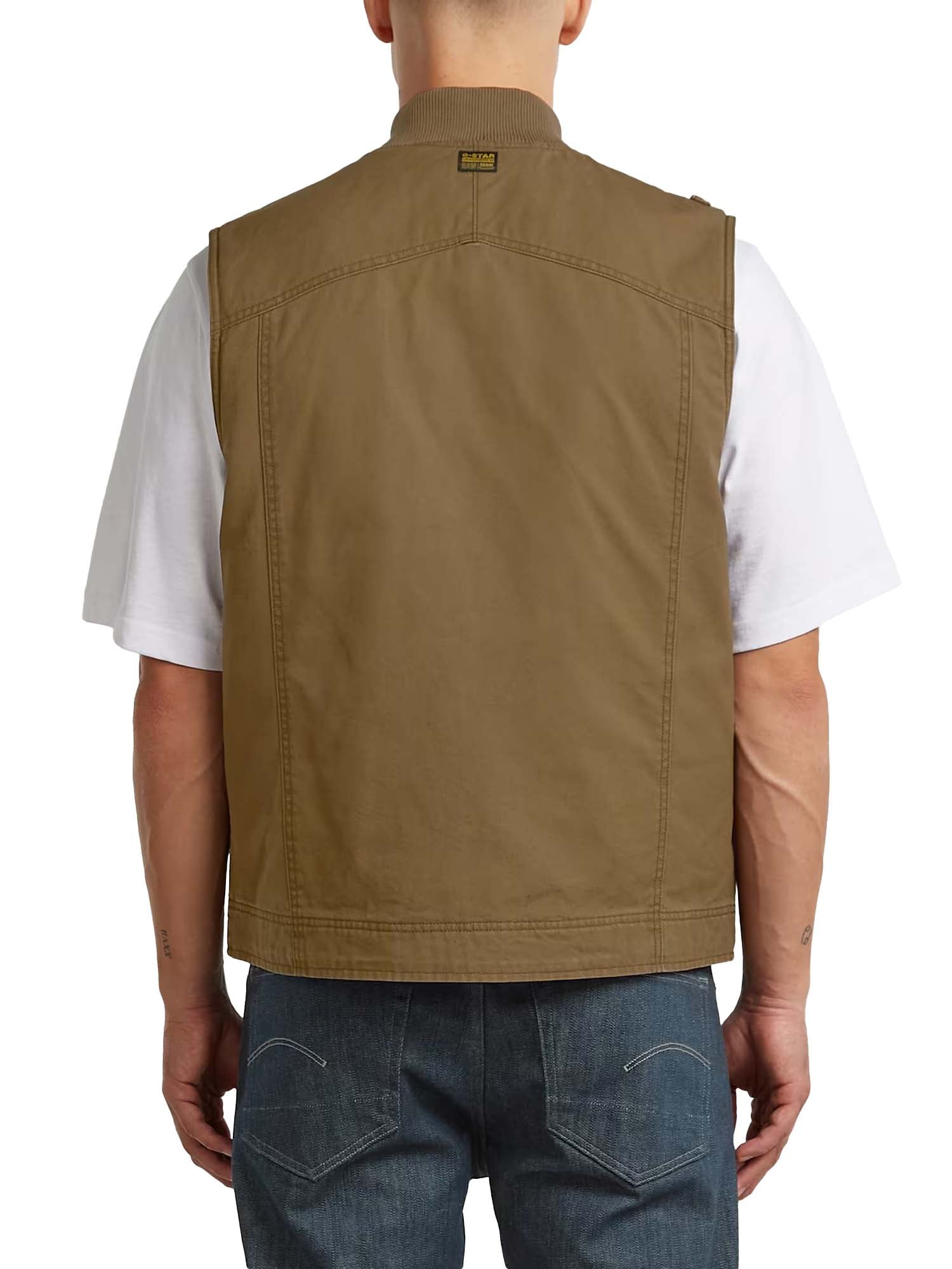 G-star Duty Canvas Vest da uomo Marrone