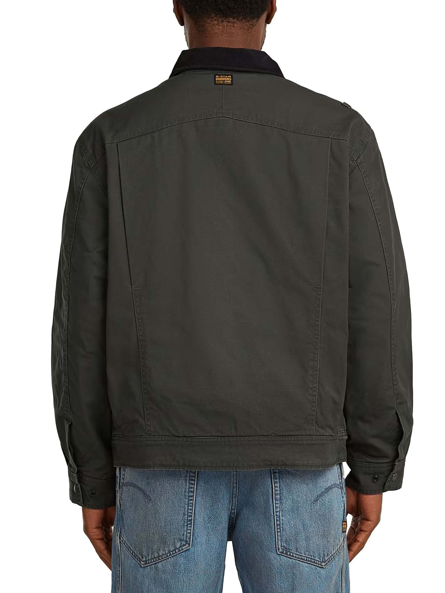 G-star Duty Canvas Trucker Jacket Grigio