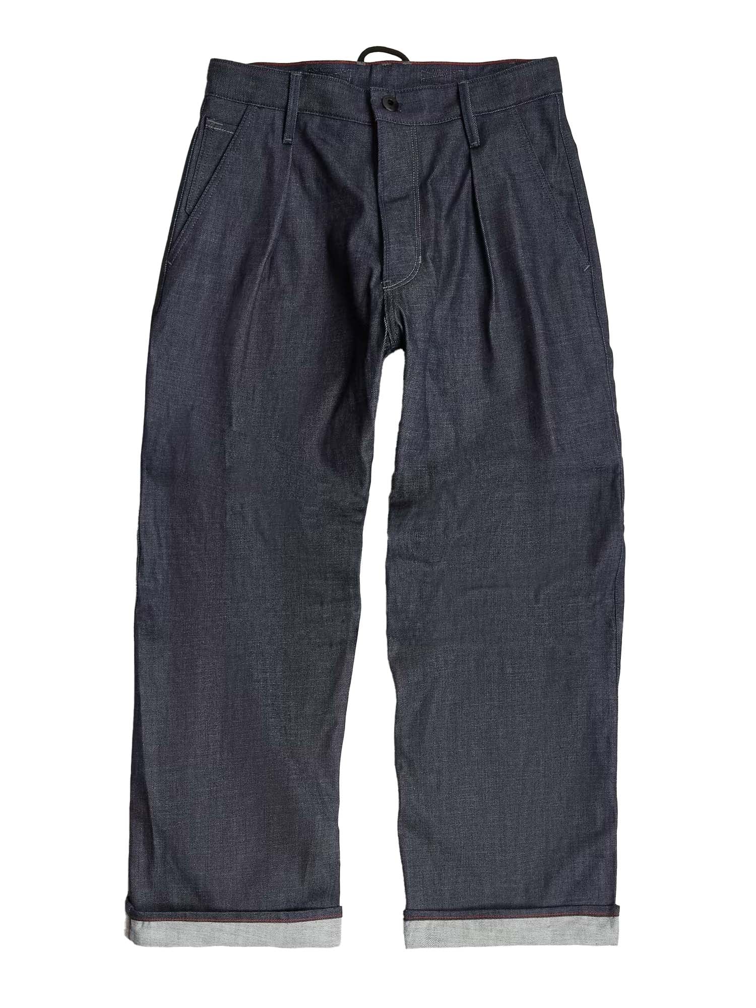 G-star Pleated Denim Pant 2.0 da uomo Blu