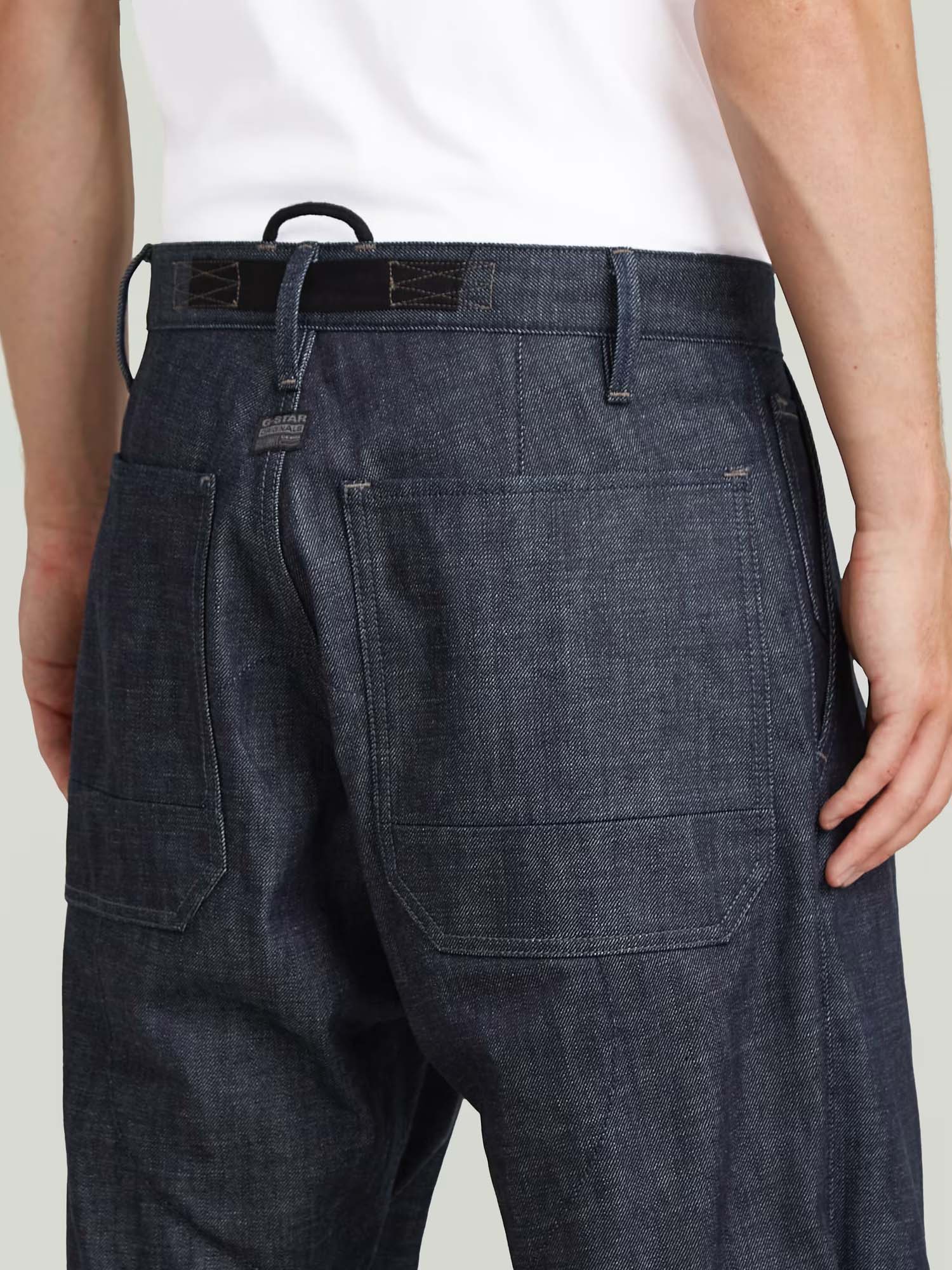 G-star Pleated Denim Pant 2.0 da uomo Blu