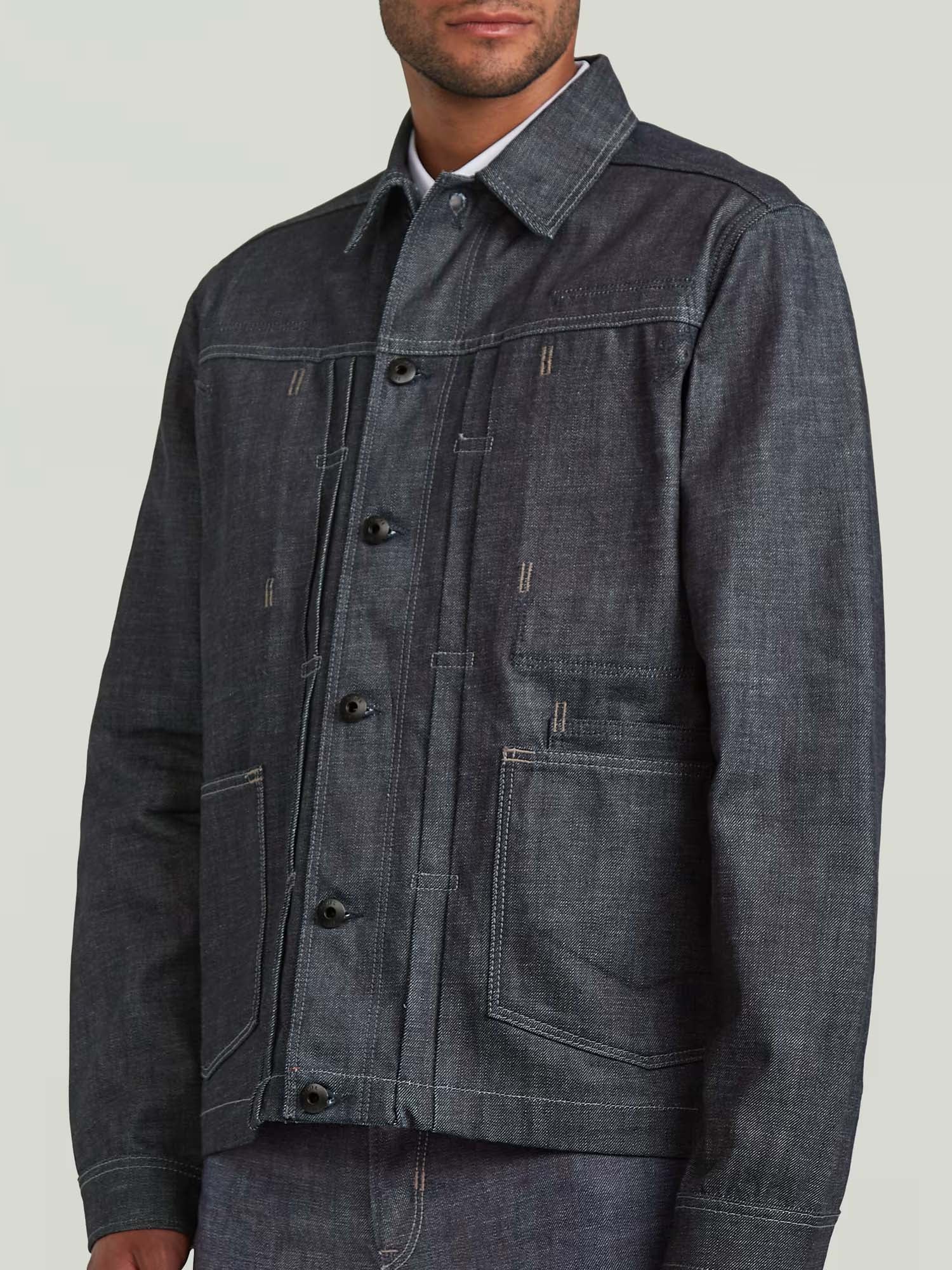 G-star Selvedge Denim Jacket da uomo Blu