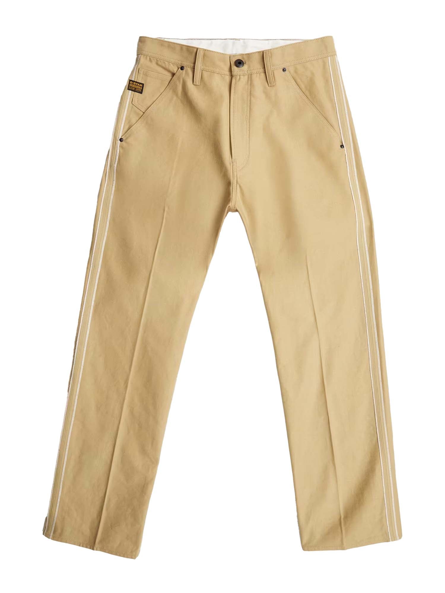 G-star Selvedge Straight Chino da uomo Beige