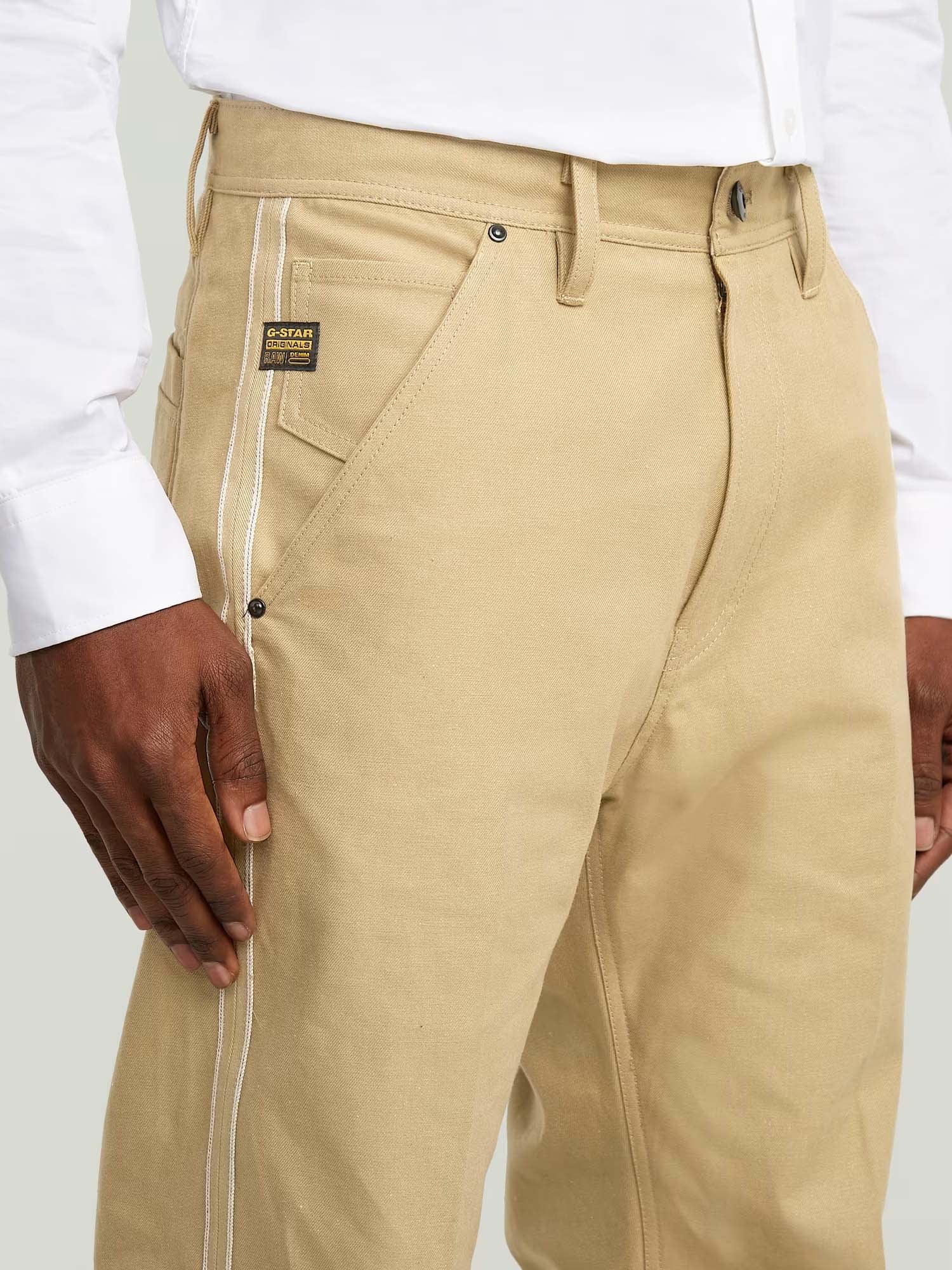G-star Selvedge Straight Chino da uomo Beige