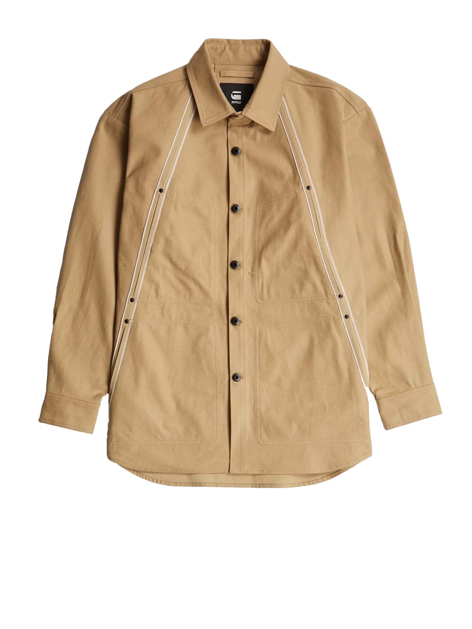 G-star Selvedge Overshirt da uomo Beige