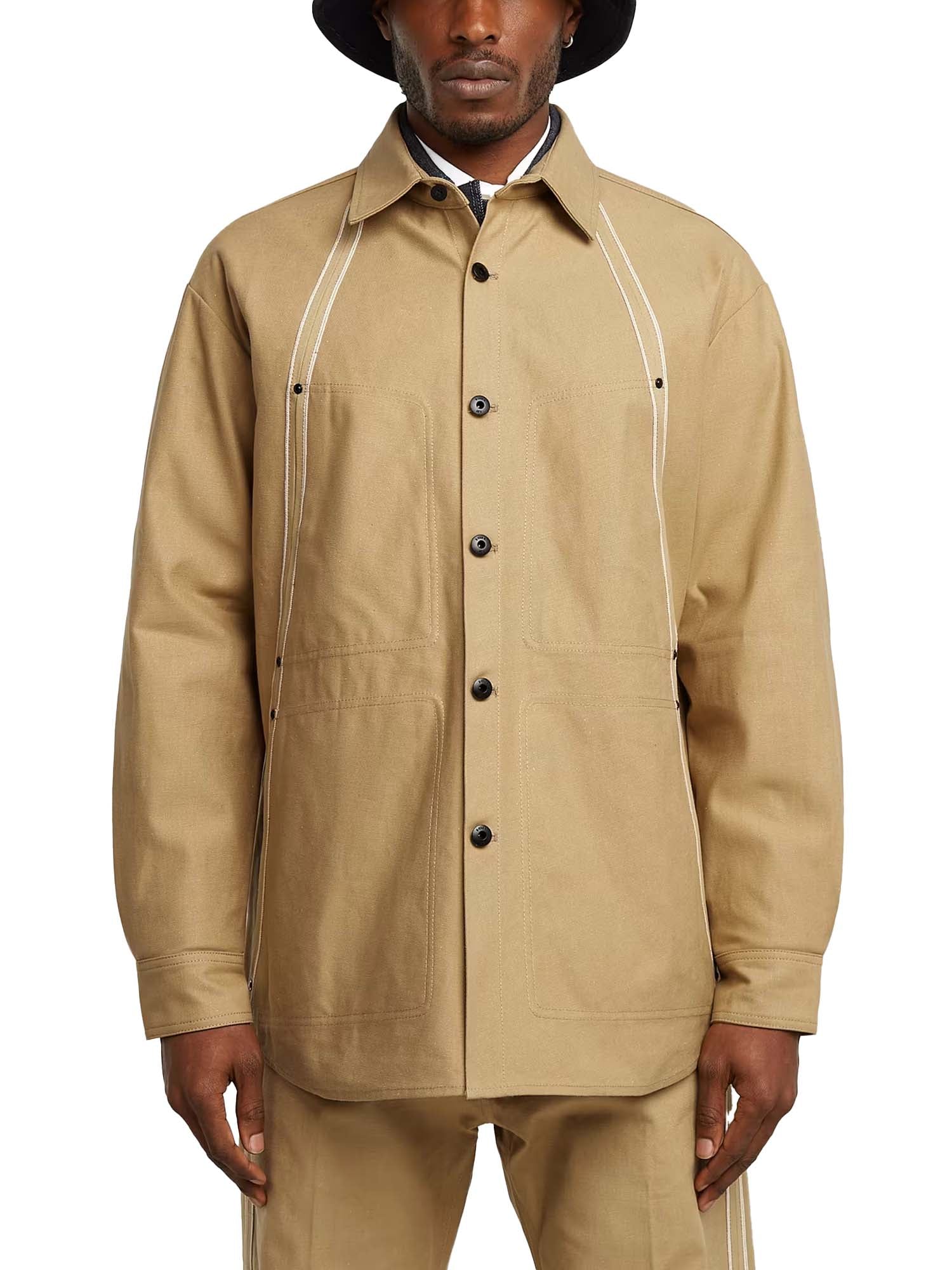 G-star Selvedge Overshirt da uomo Beige