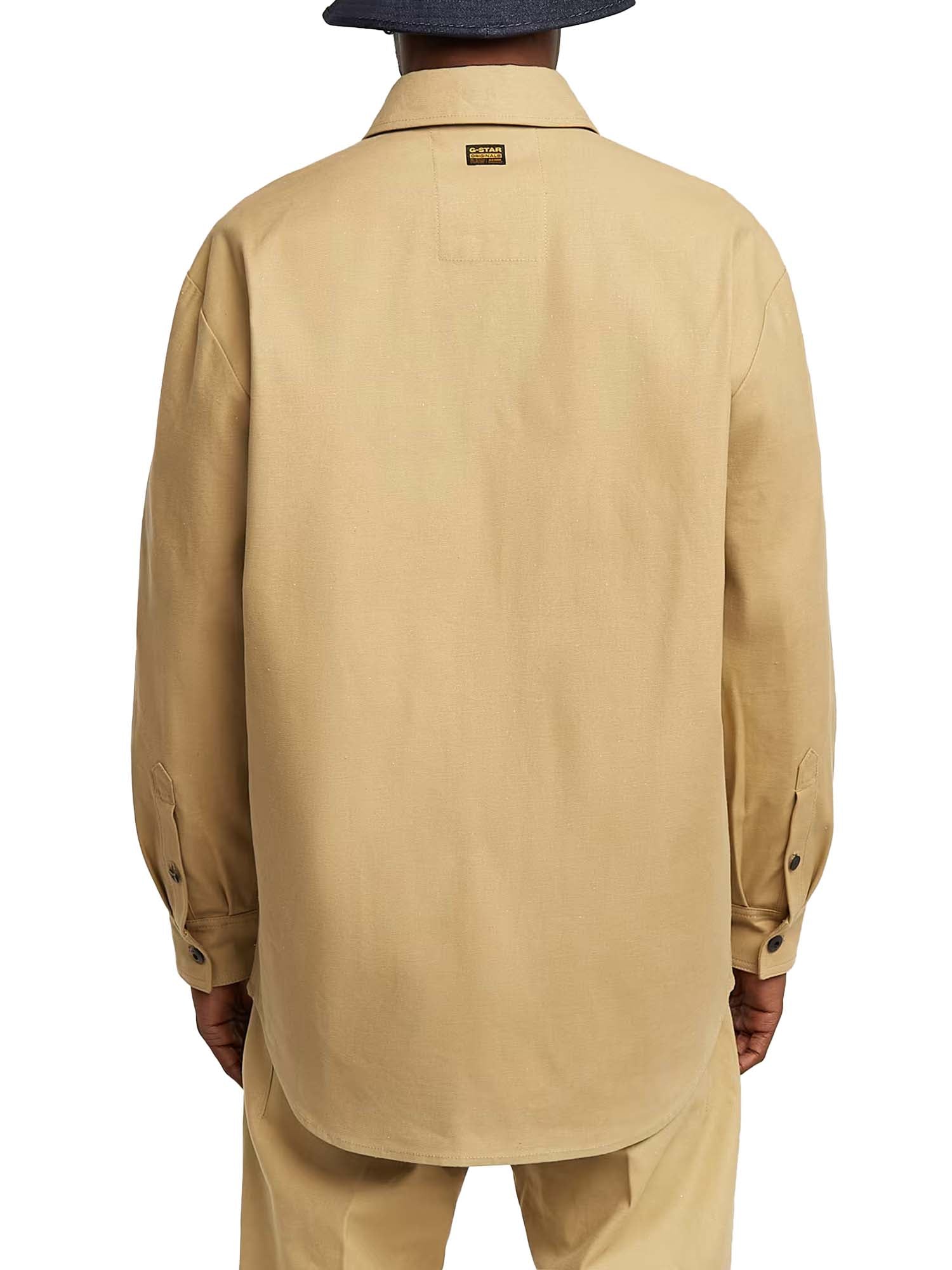 G-star Selvedge Overshirt da uomo Beige