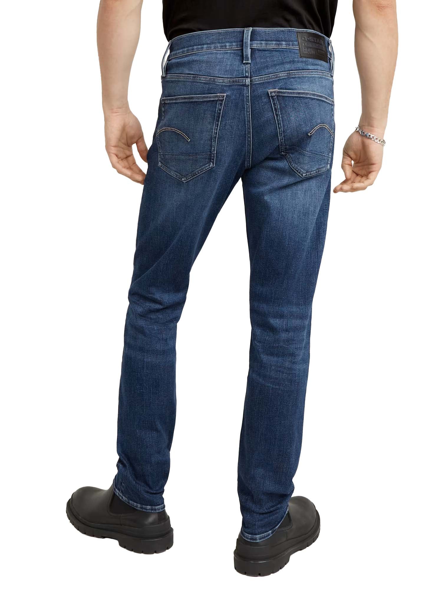 G-star 3301 Slim Jeans da uomo Azzurro