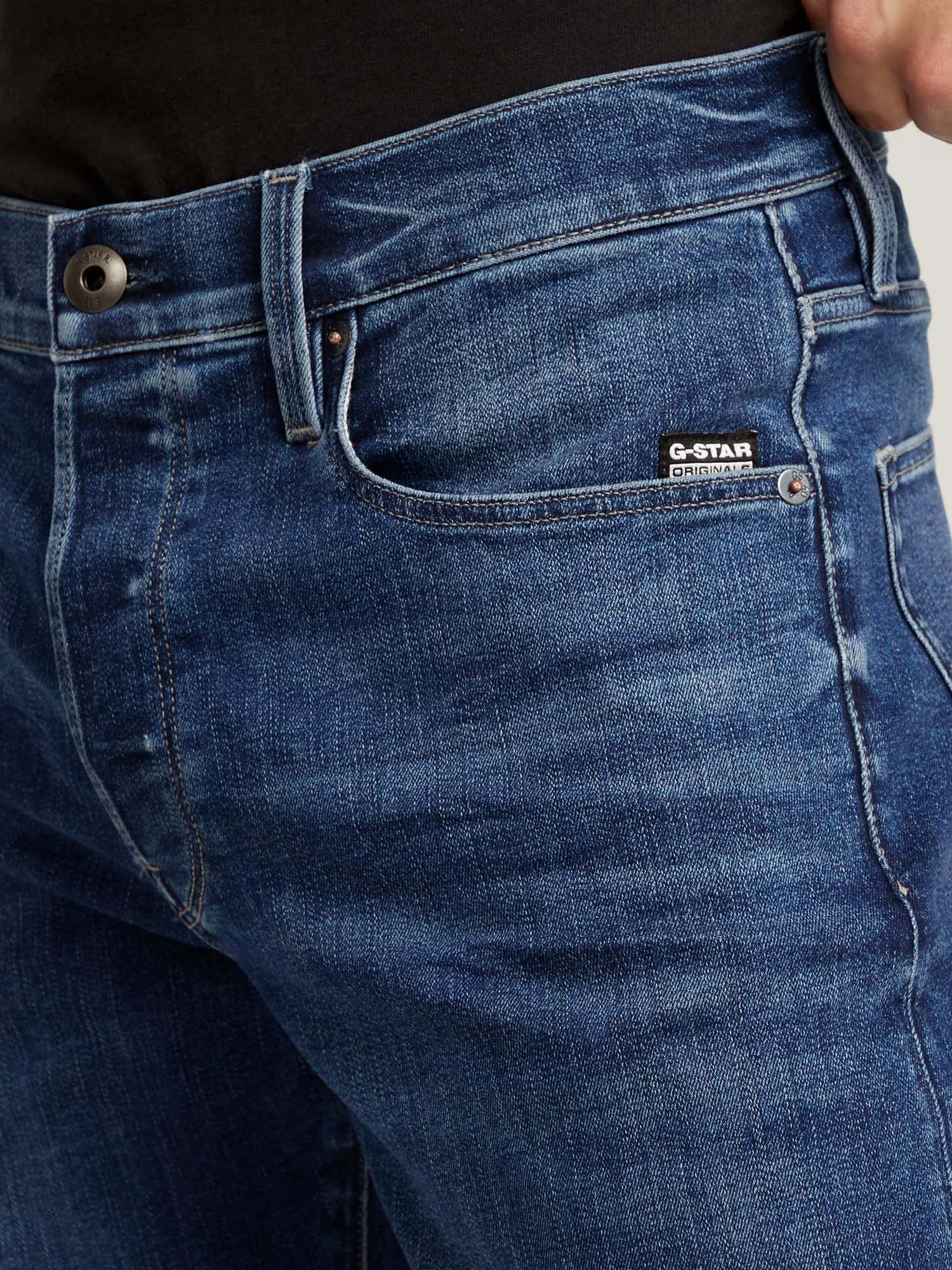 G-star 3301 Slim Jeans da uomo Azzurro