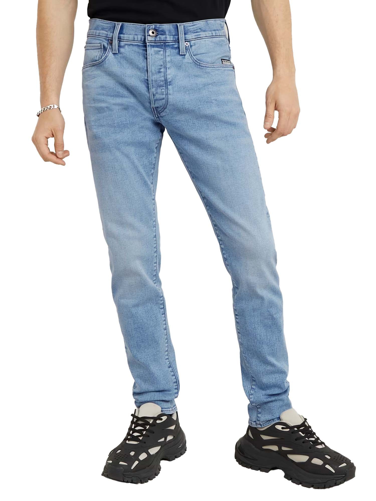 G-star 3301 Slim Jeans da uomo Azzurro