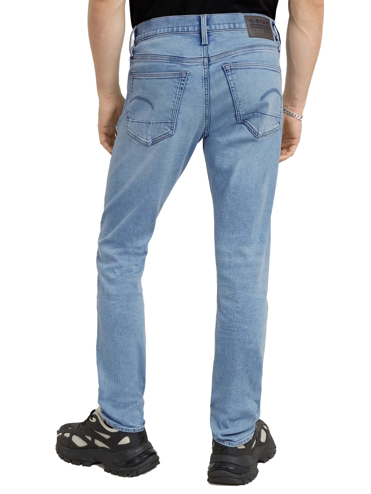 G-star 3301 Slim Jeans da uomo Azzurro