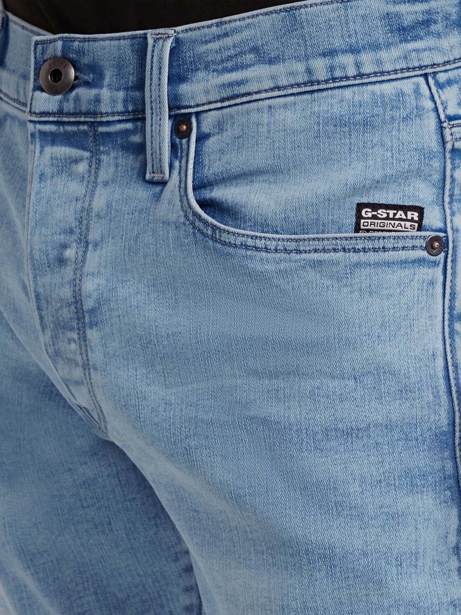 G-star 3301 Slim Jeans da uomo Azzurro