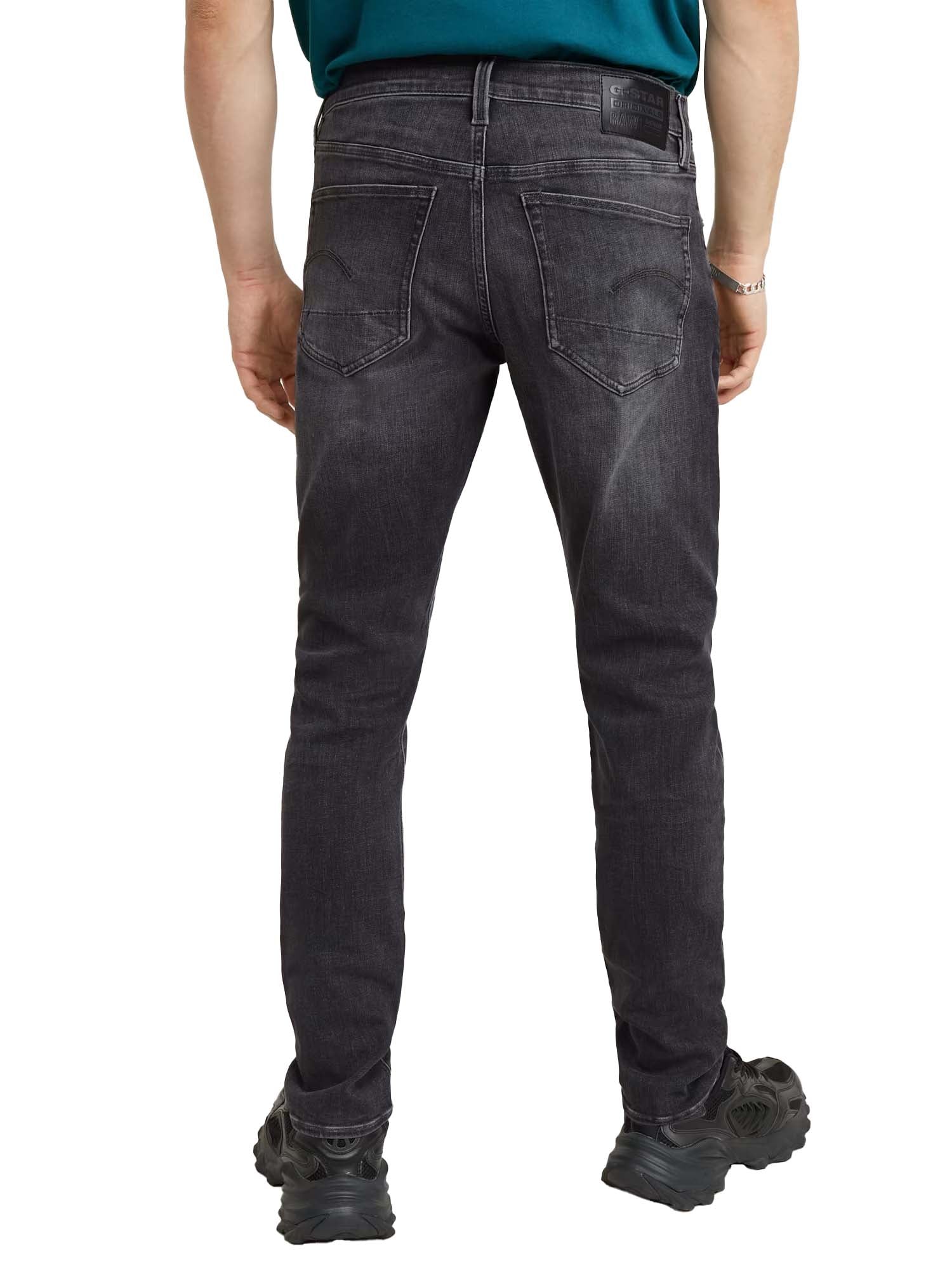 G-star 3301 Slim Jeans da uomo Nero