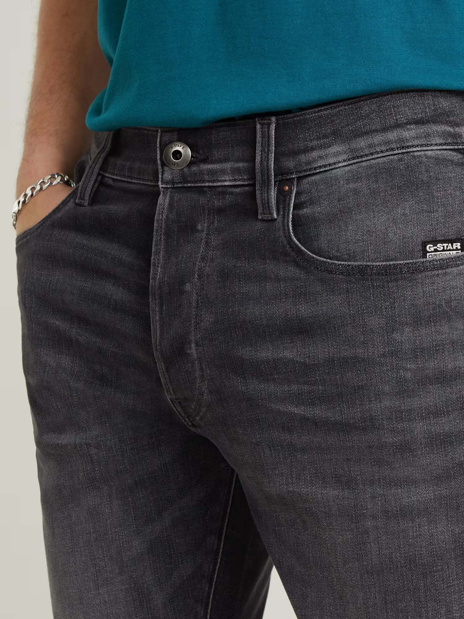 G-star 3301 Slim Jeans da uomo Nero