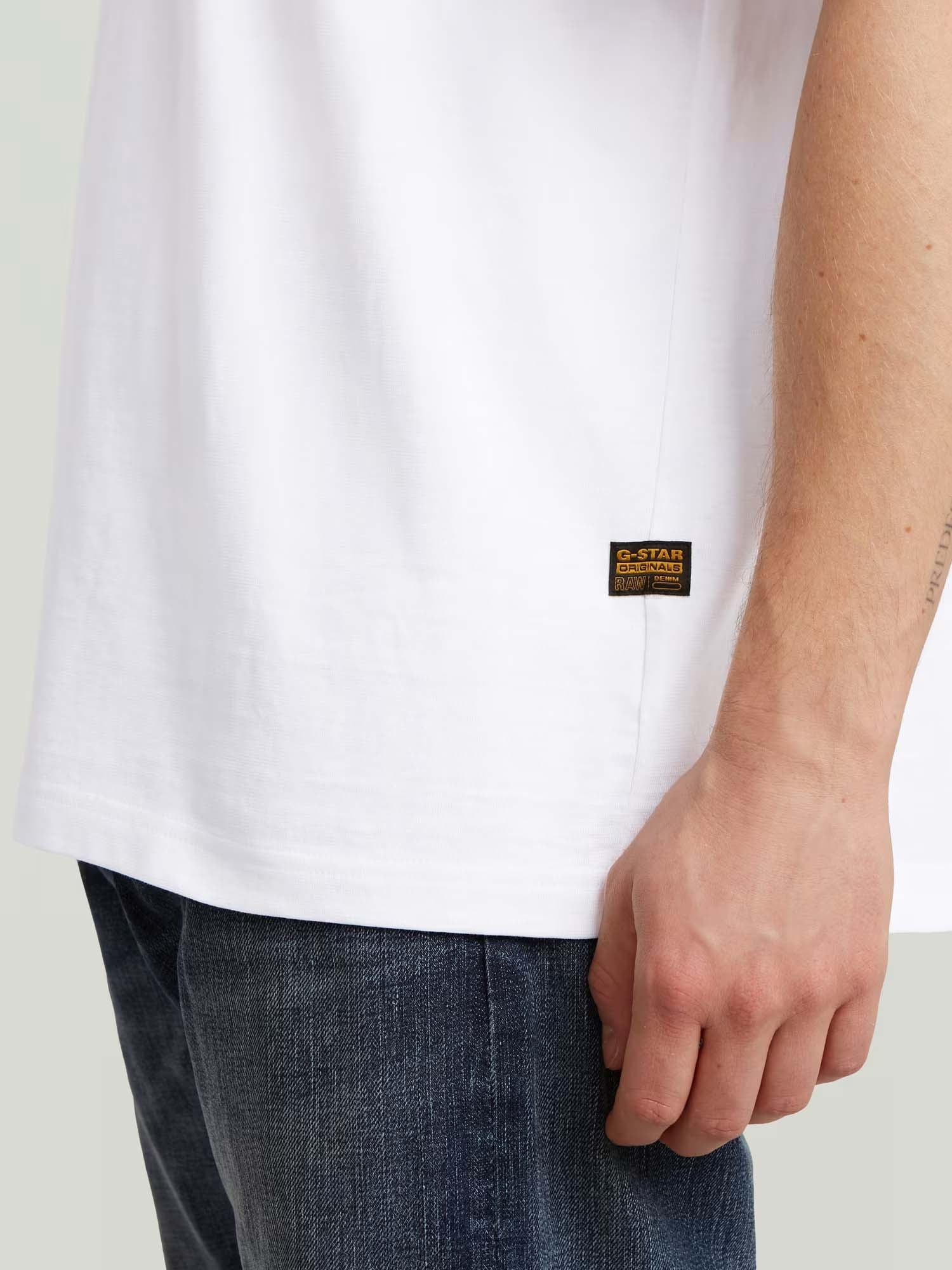 G-star Boxy Base T-Shirt da uomo Bianco
