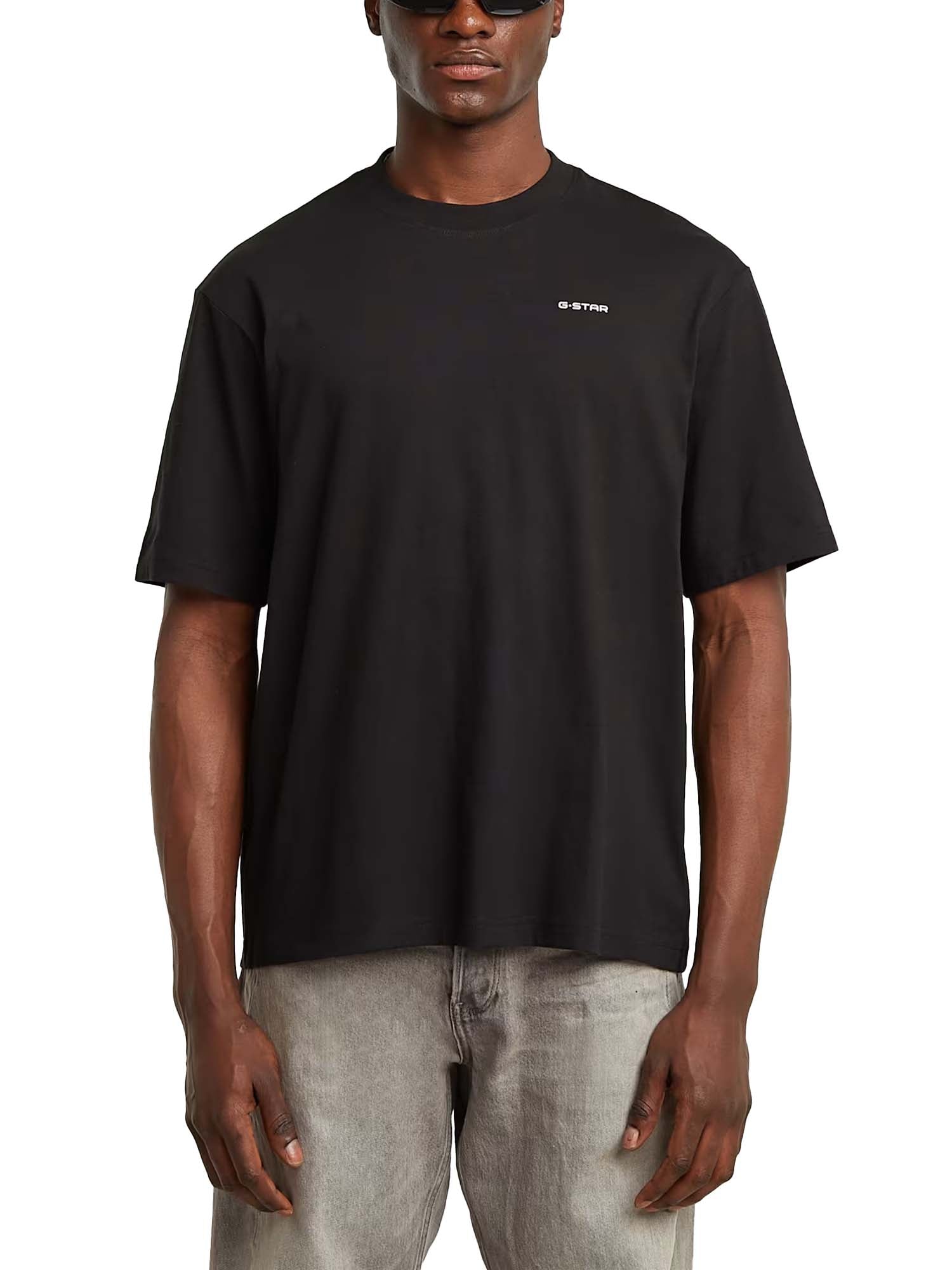 G-star Boxy Base T-Shirt da uomo Nero