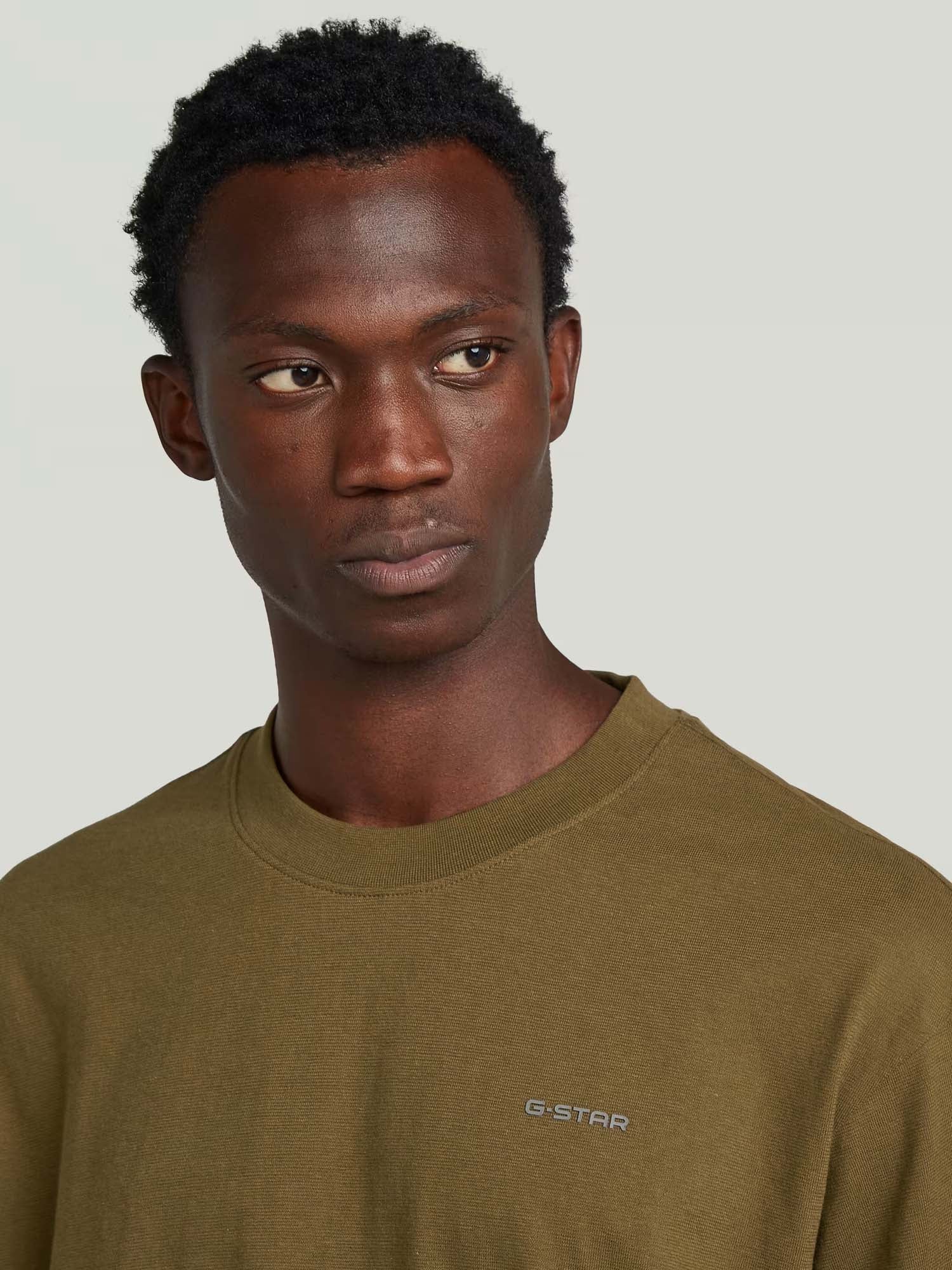 G-star Boxy Base T-Shirt da uomo Marrone