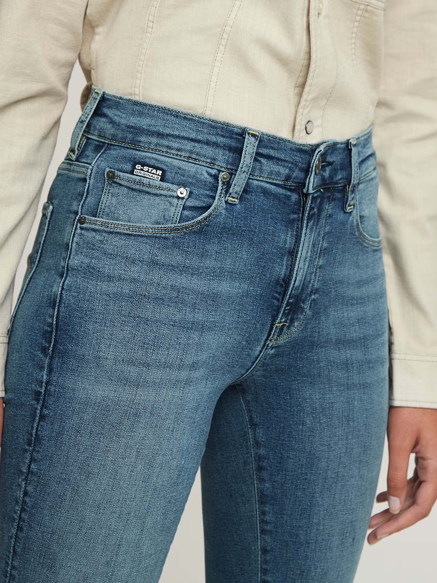 G-star 3301 Flare Jeans da donna Blu