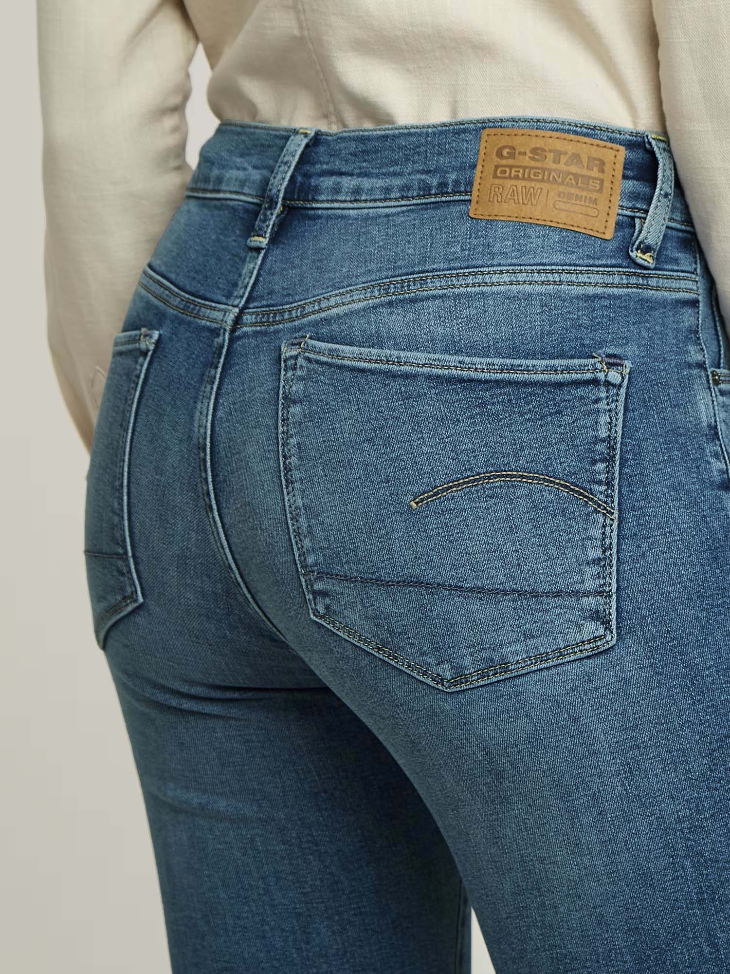 G-star 3301 Flare Jeans da donna Blu