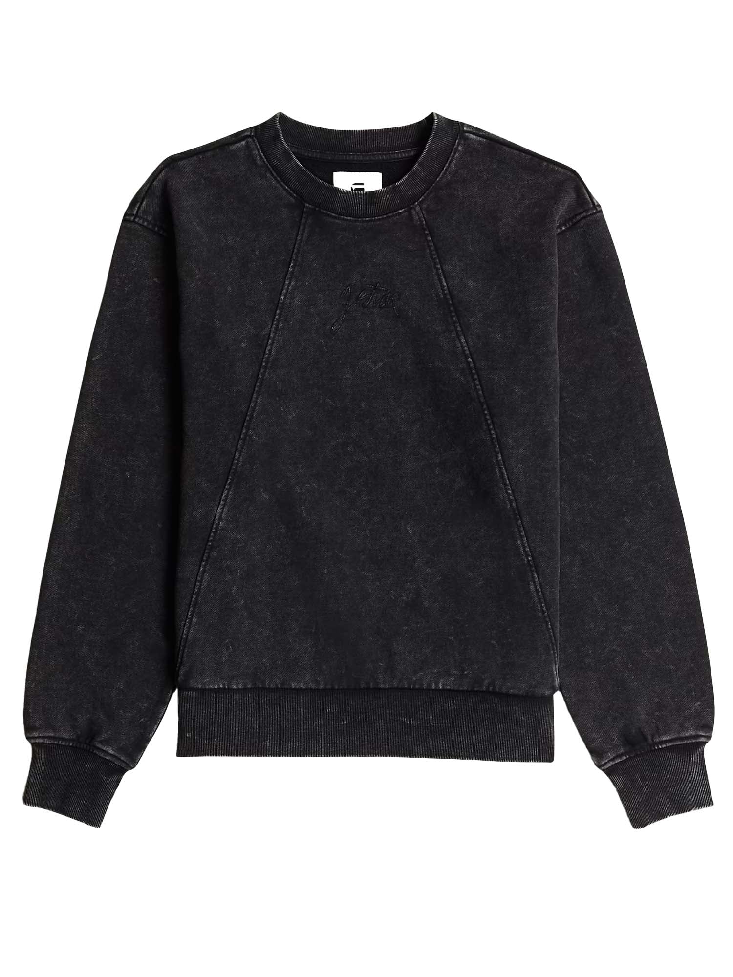 Washed A Line Script Sweater for women