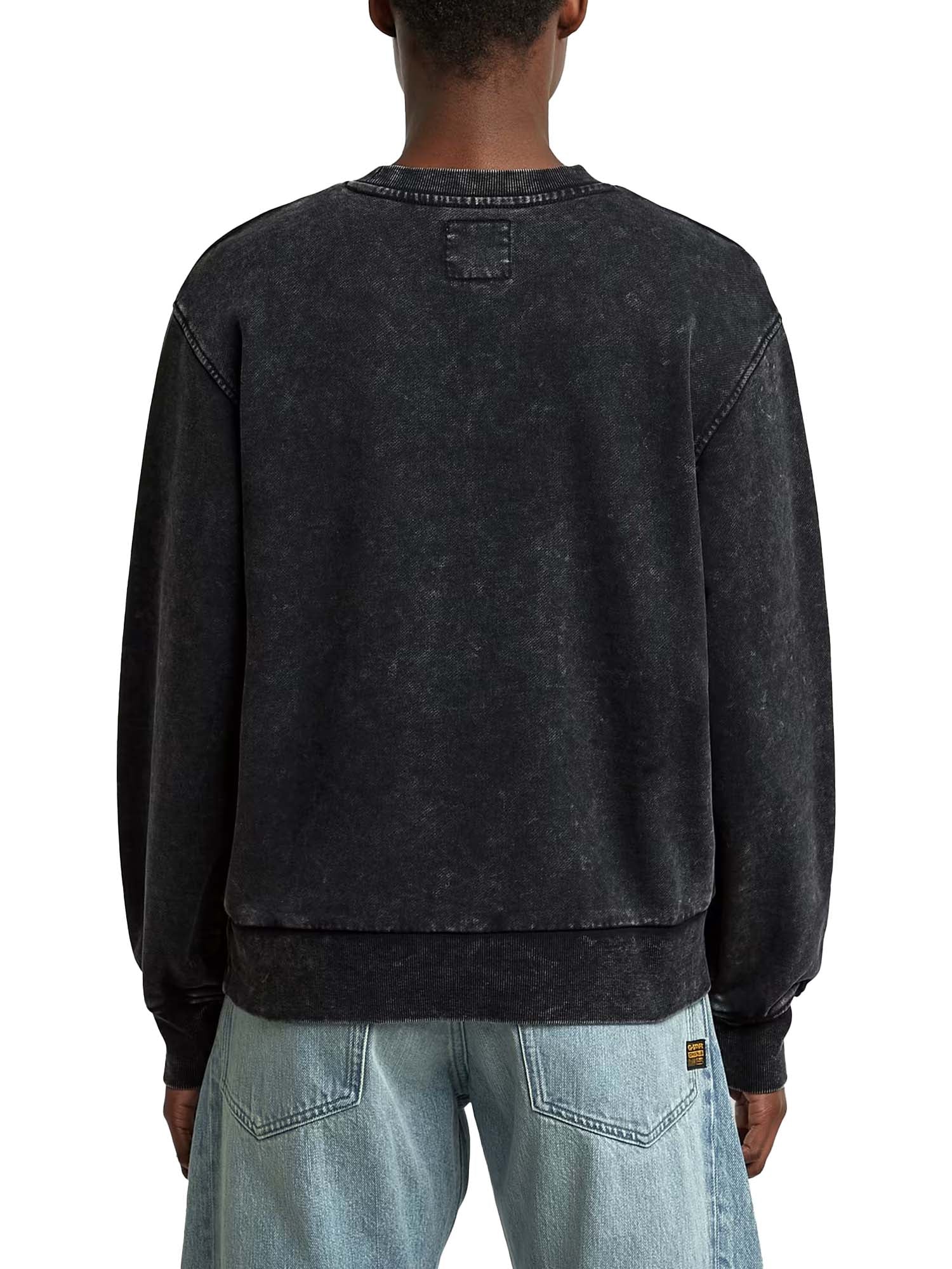 G-star Washed A Line Script Sweater da donna Nero