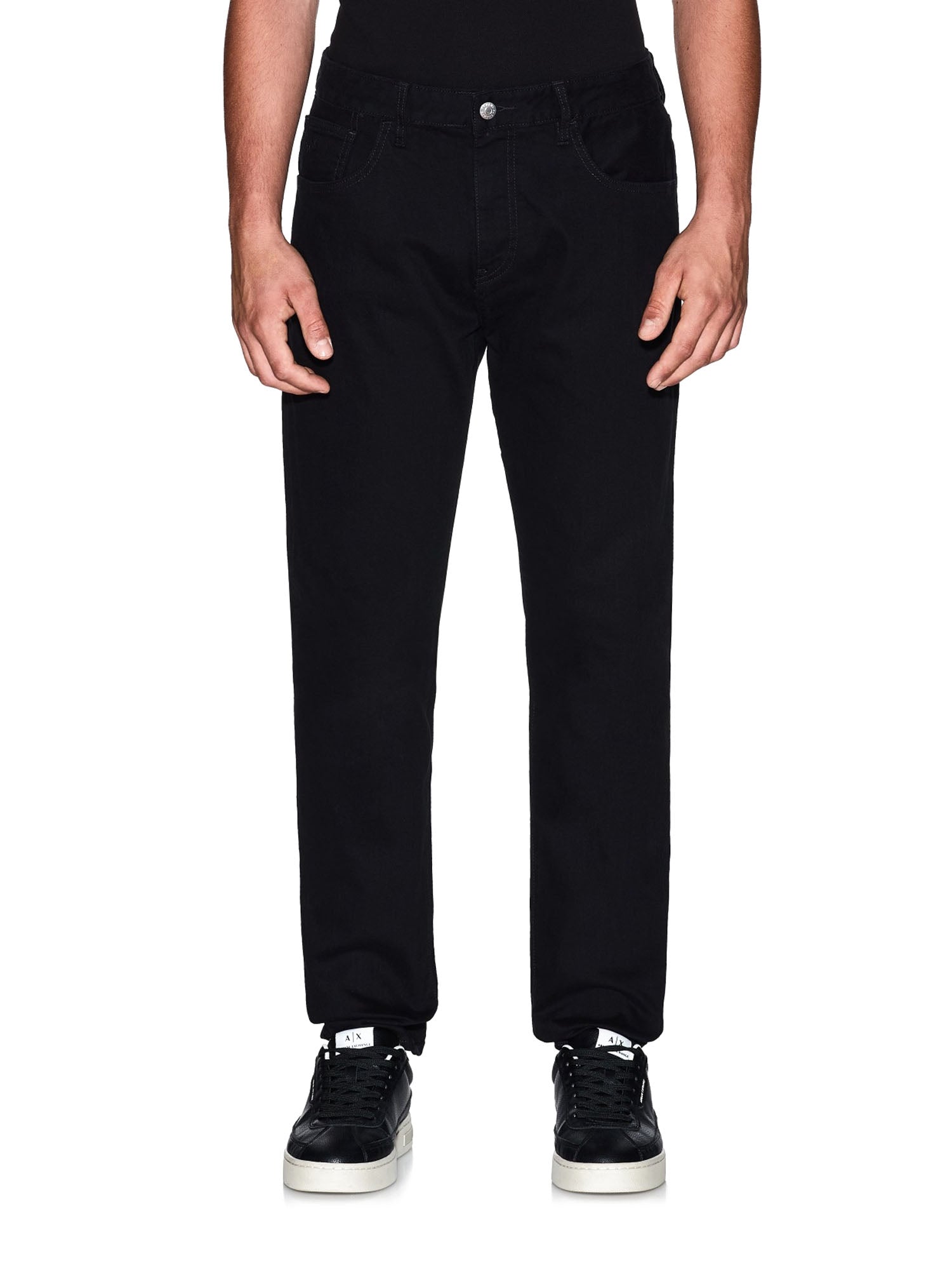 Armani Exchange Jeans Slim Uomo Nero