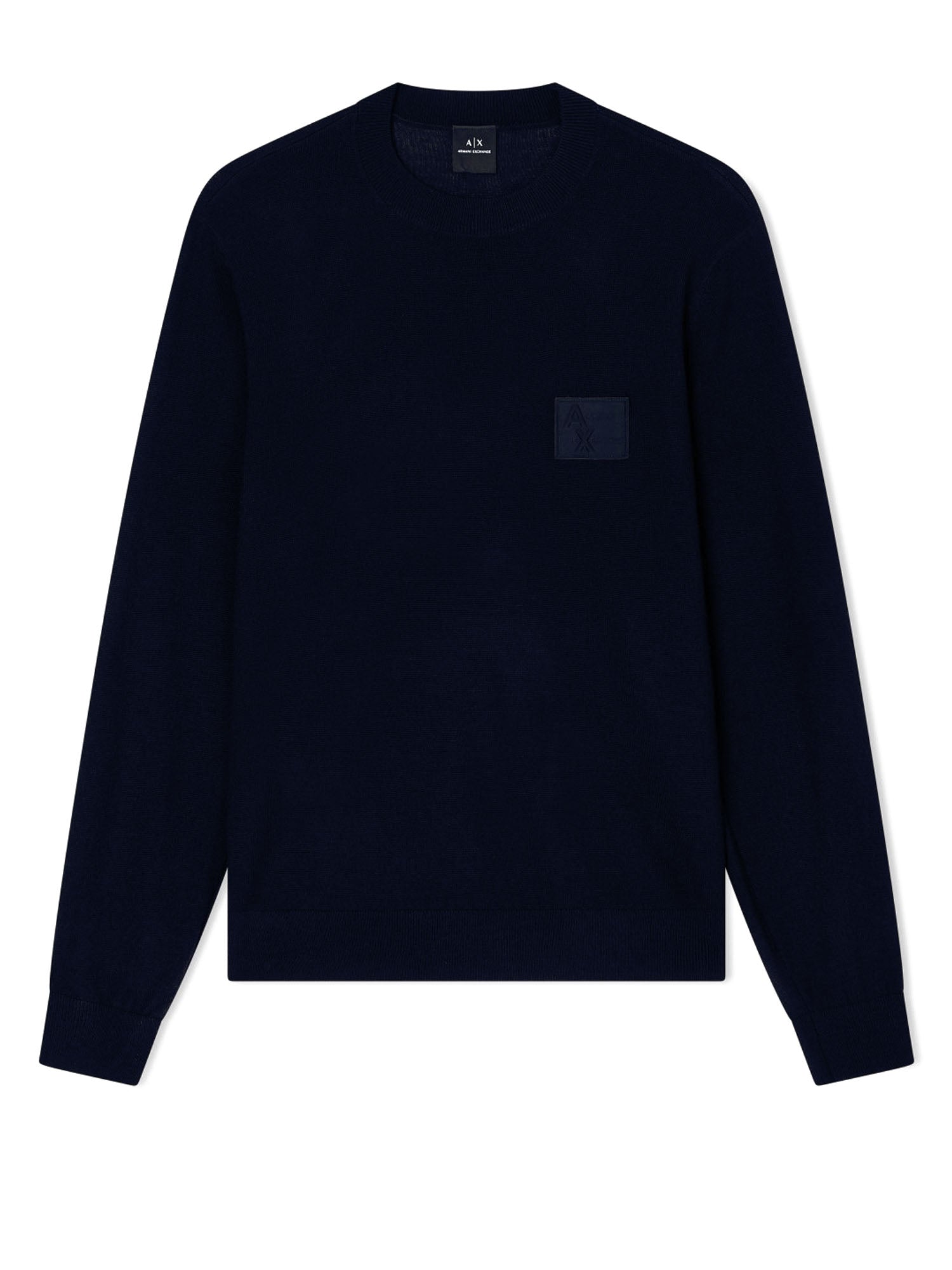 Men's Patch Crew Neck Sweater
