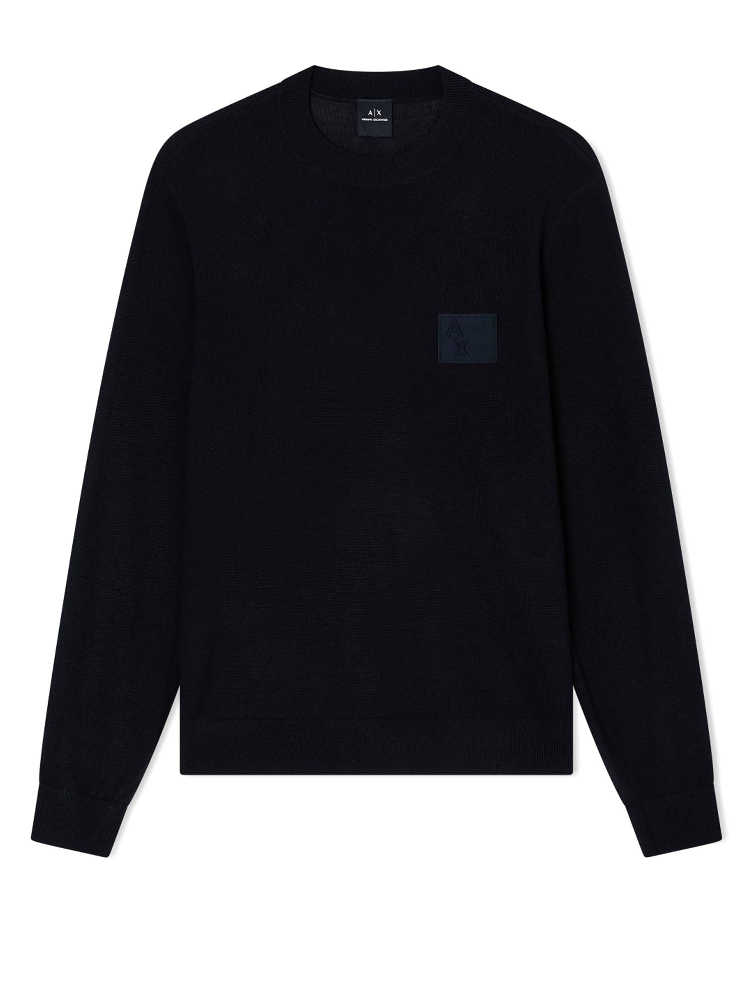 Men's Patch Crew Neck Sweater