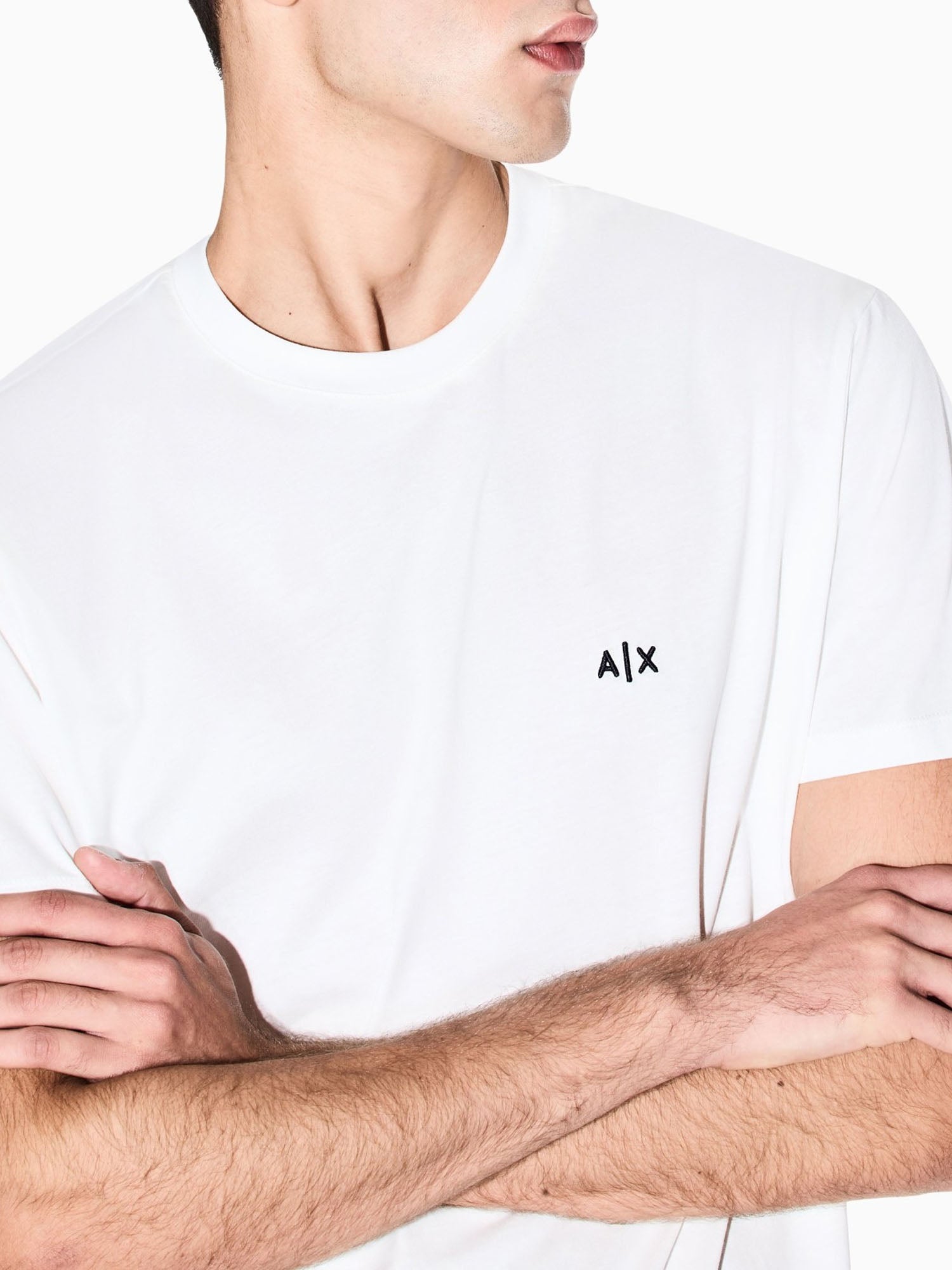 Armani Exchange T-shirt Regular Clean Bianco